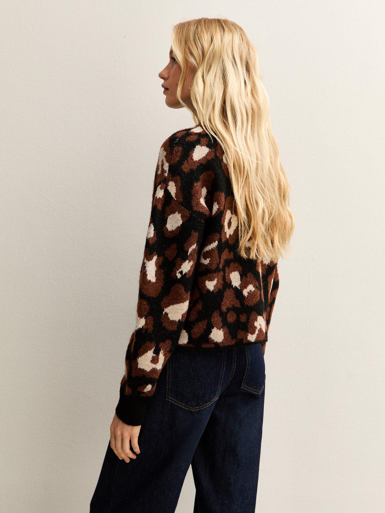 new-look-brown-animal-patterned-crew-neck-jumperstillFront