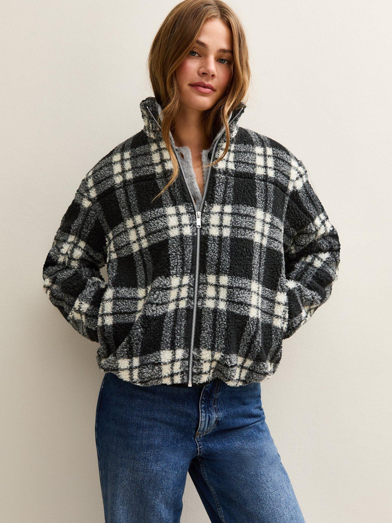 new-look-checked-borg-jacket-monofront