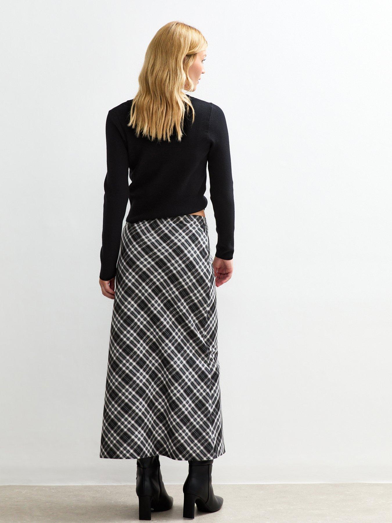 new-look-black-checked-midi-skirtstillFront