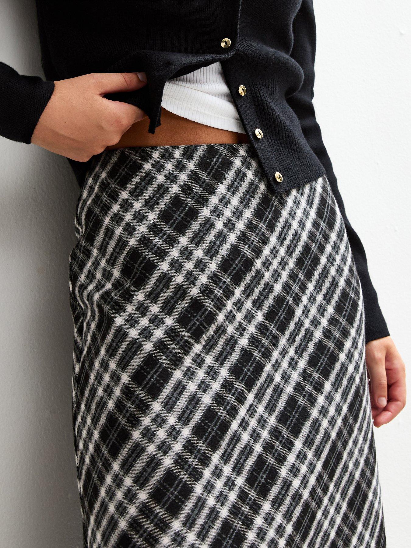 new-look-black-checked-midi-skirtdetail