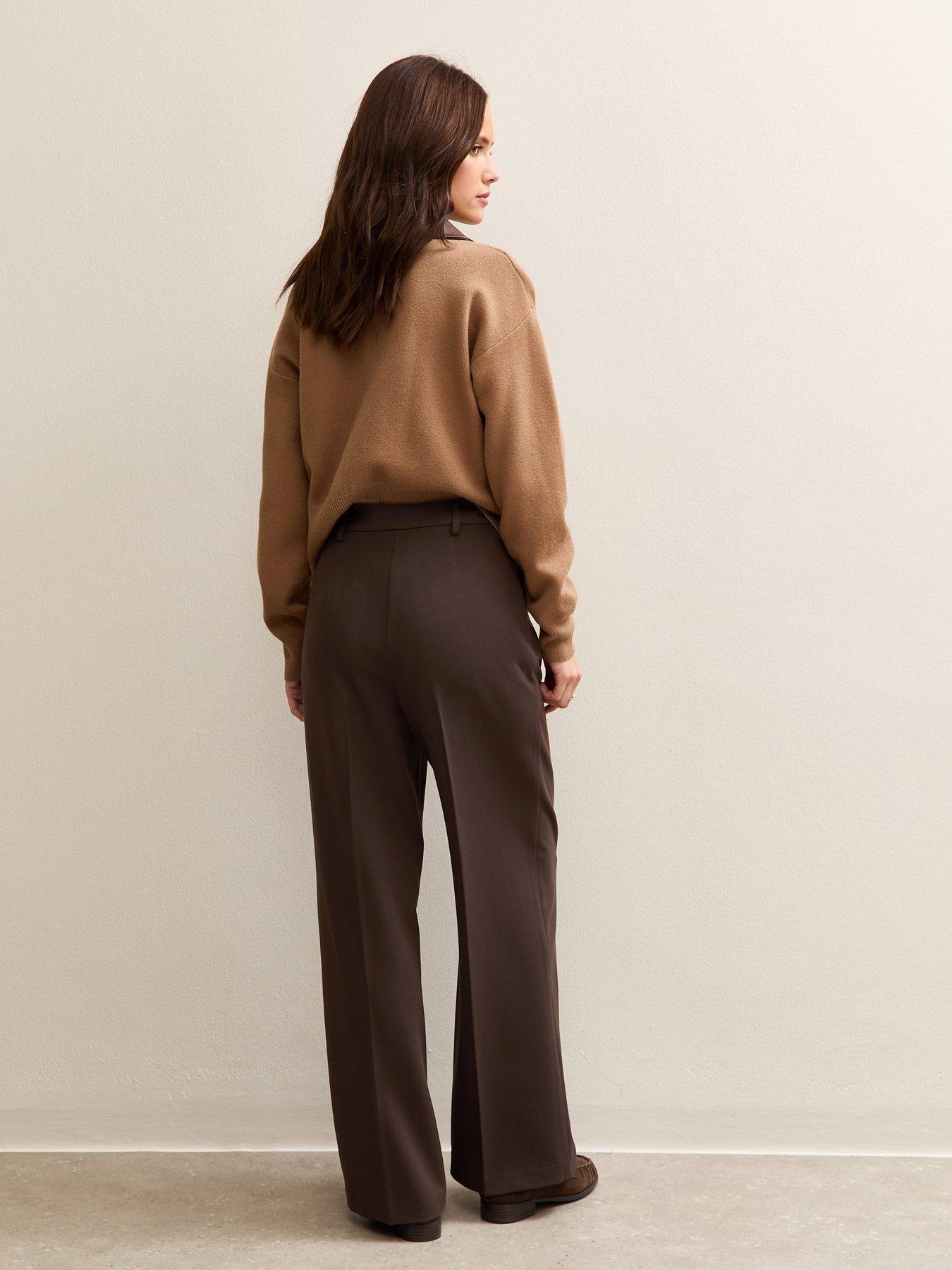 new-look-pleated-front-wide-leg-trousers-brownstillFront