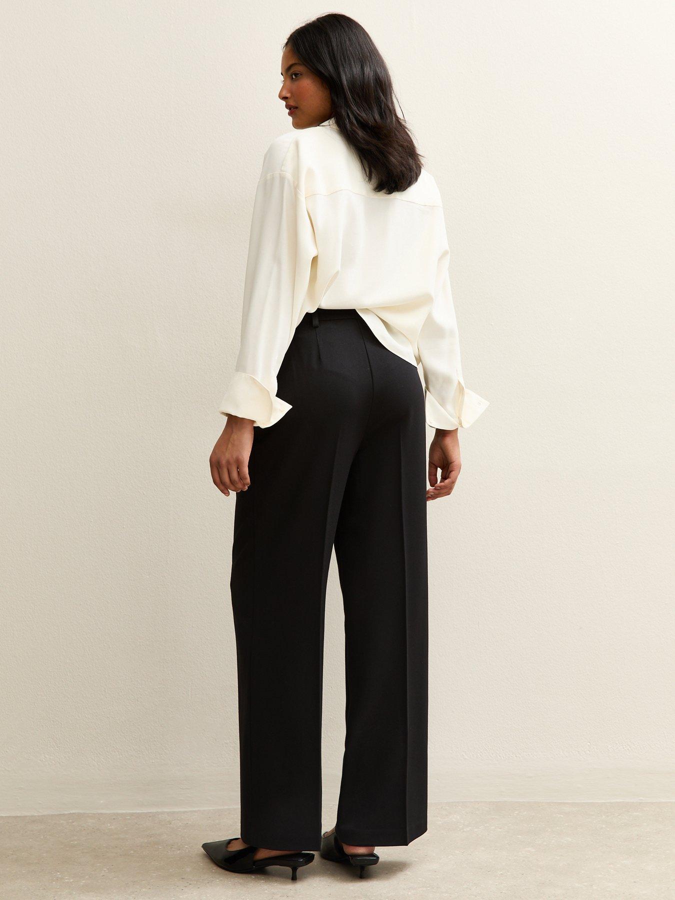 new-look-black-pleated-front-wide-leg-trousersstillFront