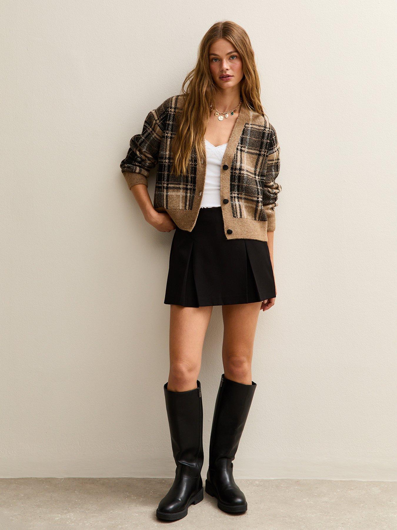 new-look-checked-cardigan-brownback