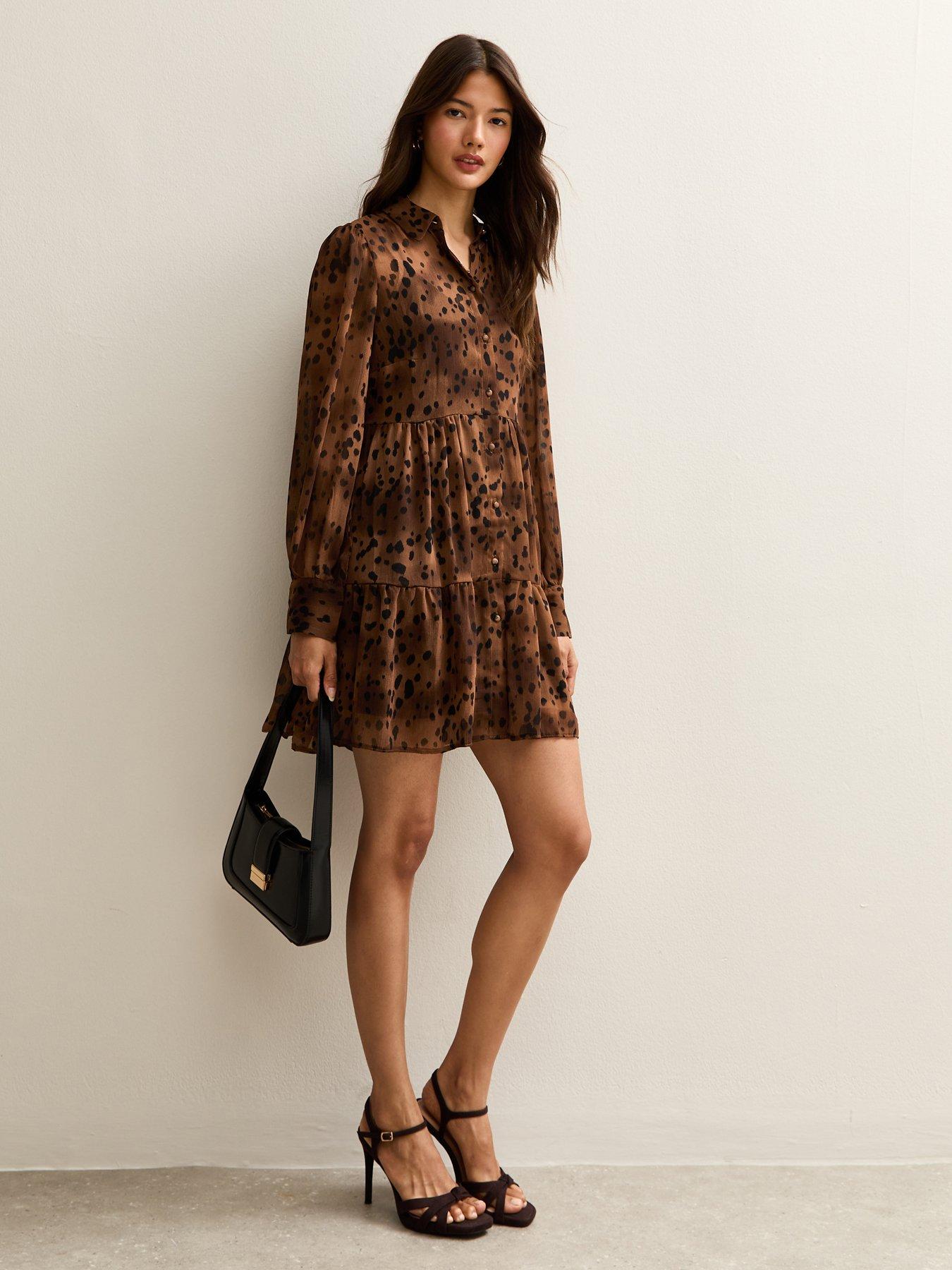 new-look-leopard-print-tiered-chiffon-mini-dress-brownback