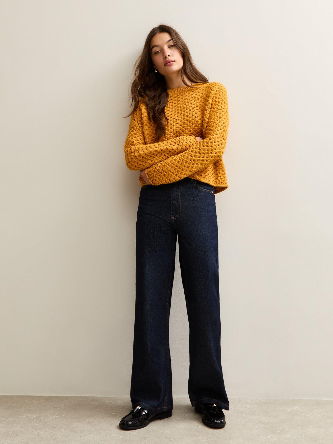 new-look-dark-yellow-stitch-knit-jumperback