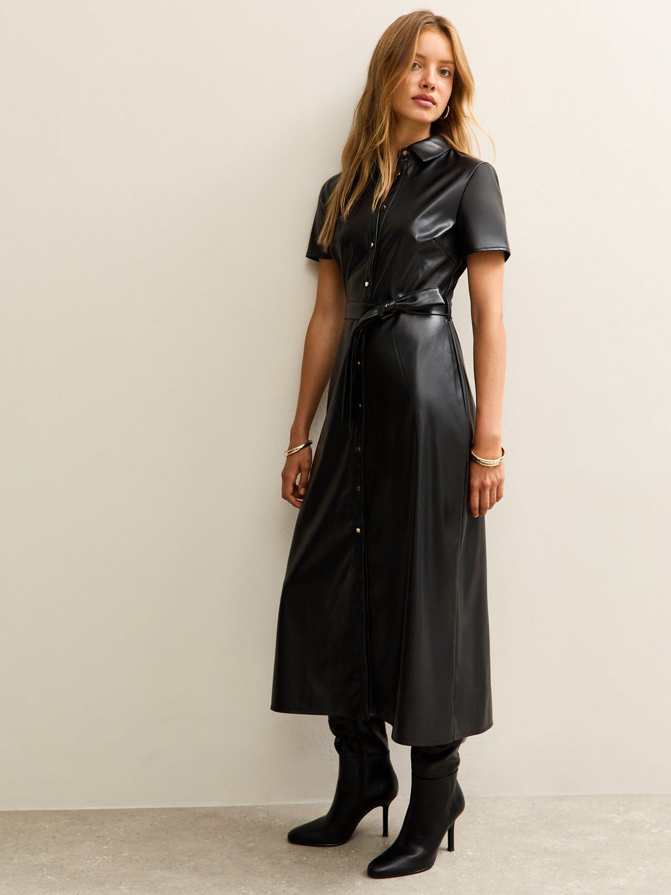 wine faux leather dress Wine Faux Leather Ruched Side Mini Dress | Dress