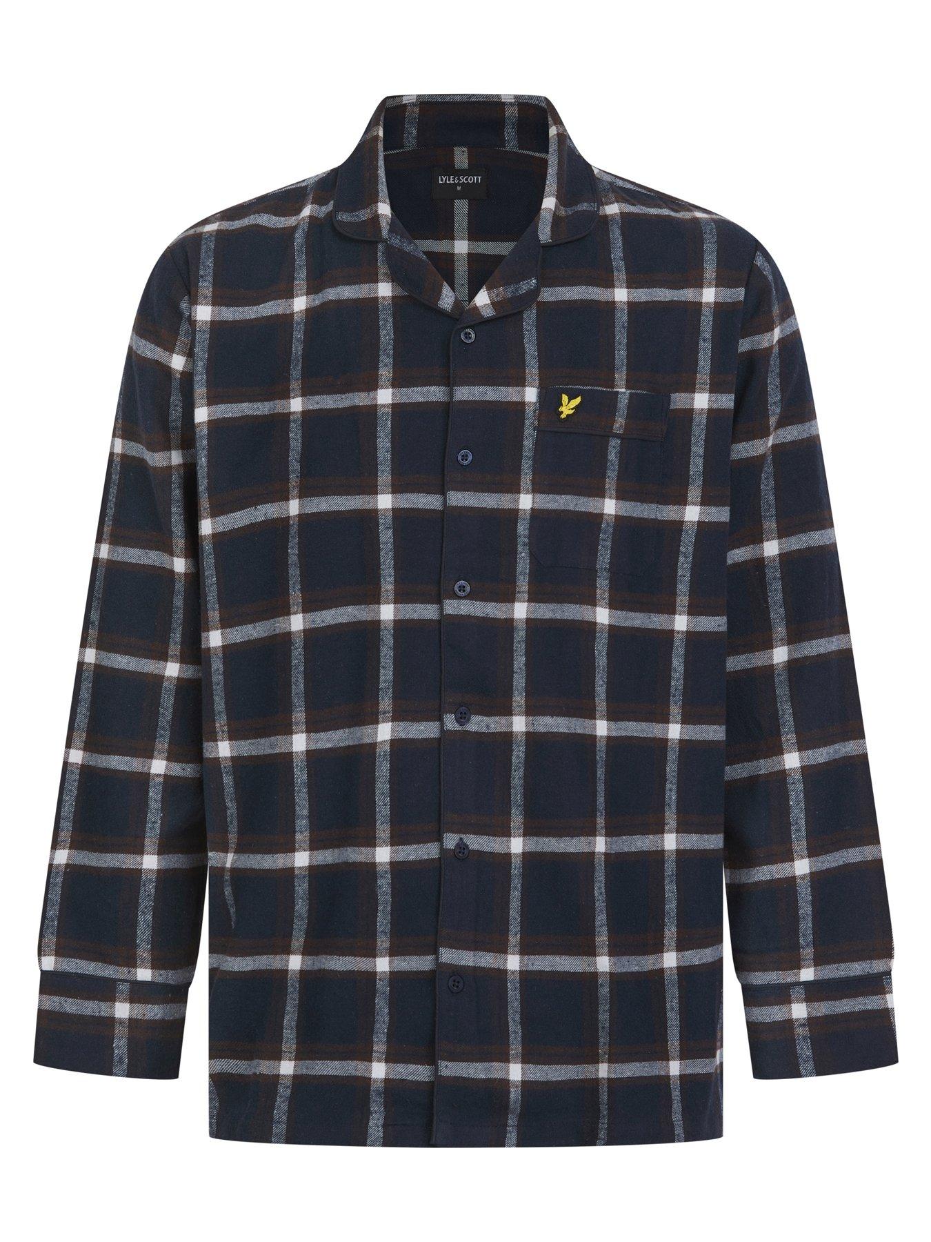 lyle-scott-lyle-amp-scott-julian-check-pyjama-set-navystillFront