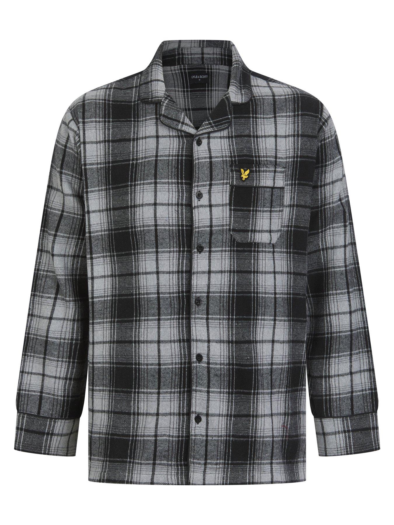 Image 2 of 6 of Lyle & Scott Lyle &amp; Scott Julian Check Pyjama Set - Black