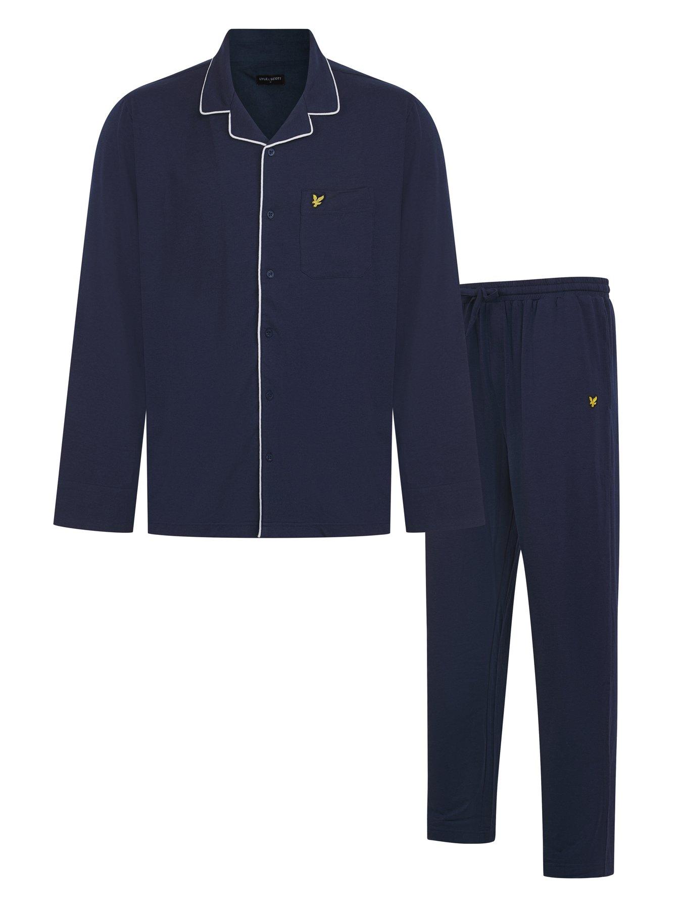 lyle-scott-lyle-amp-scott-bellingham-check-pyjama-set-navy