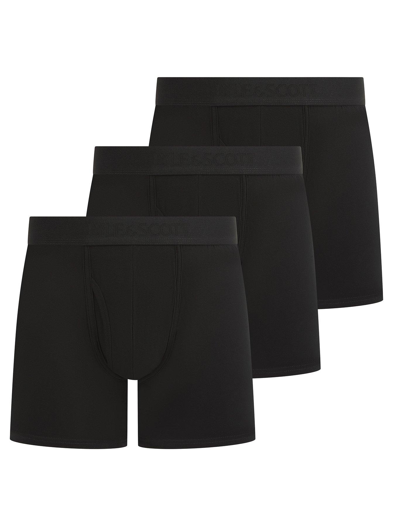 Lyle & Scott Lyle  &  Scott Premium Sutherland 3 Pack Boxer Set - Black