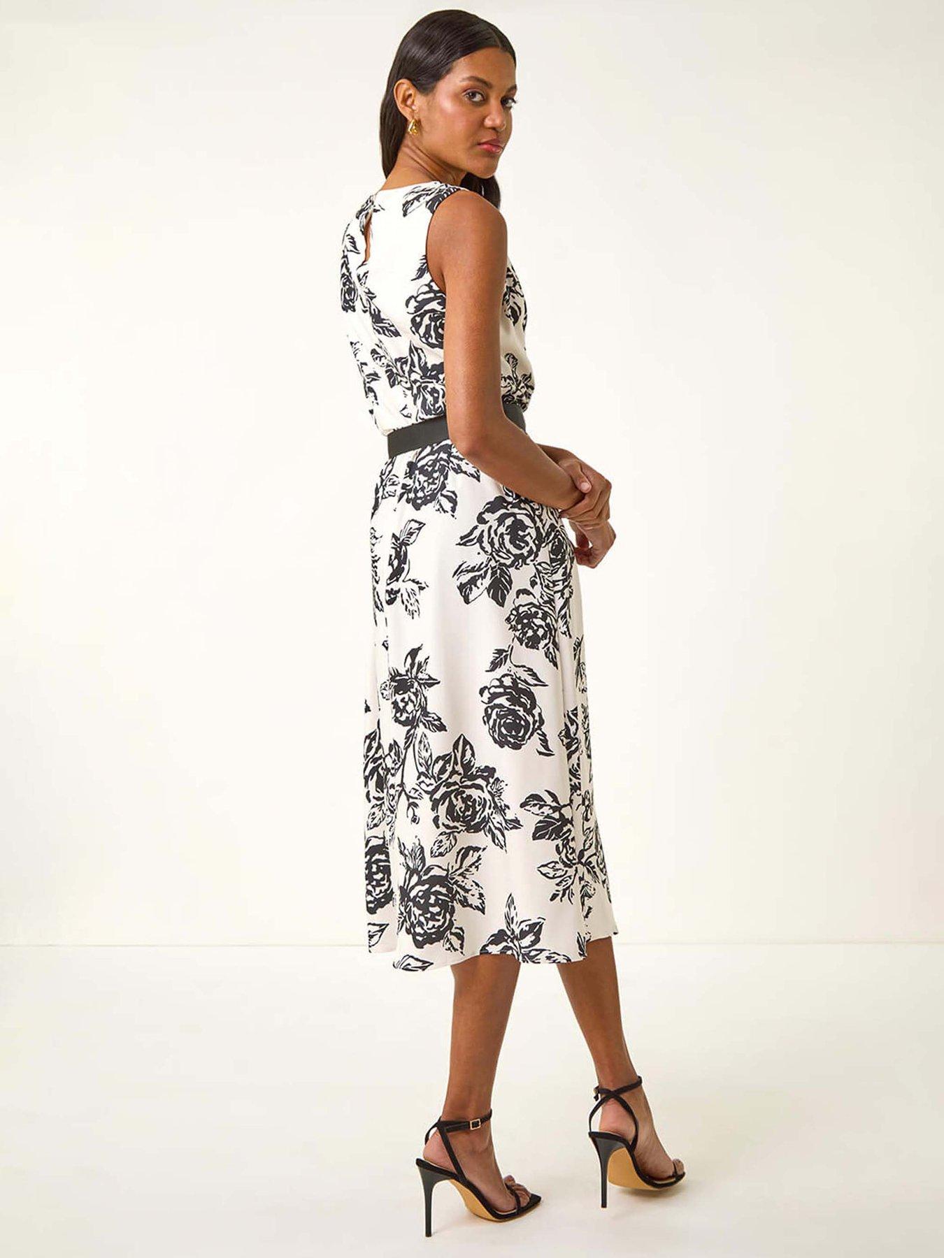 roman-monochrome-printed-satin-midi-dress-whitestillFront