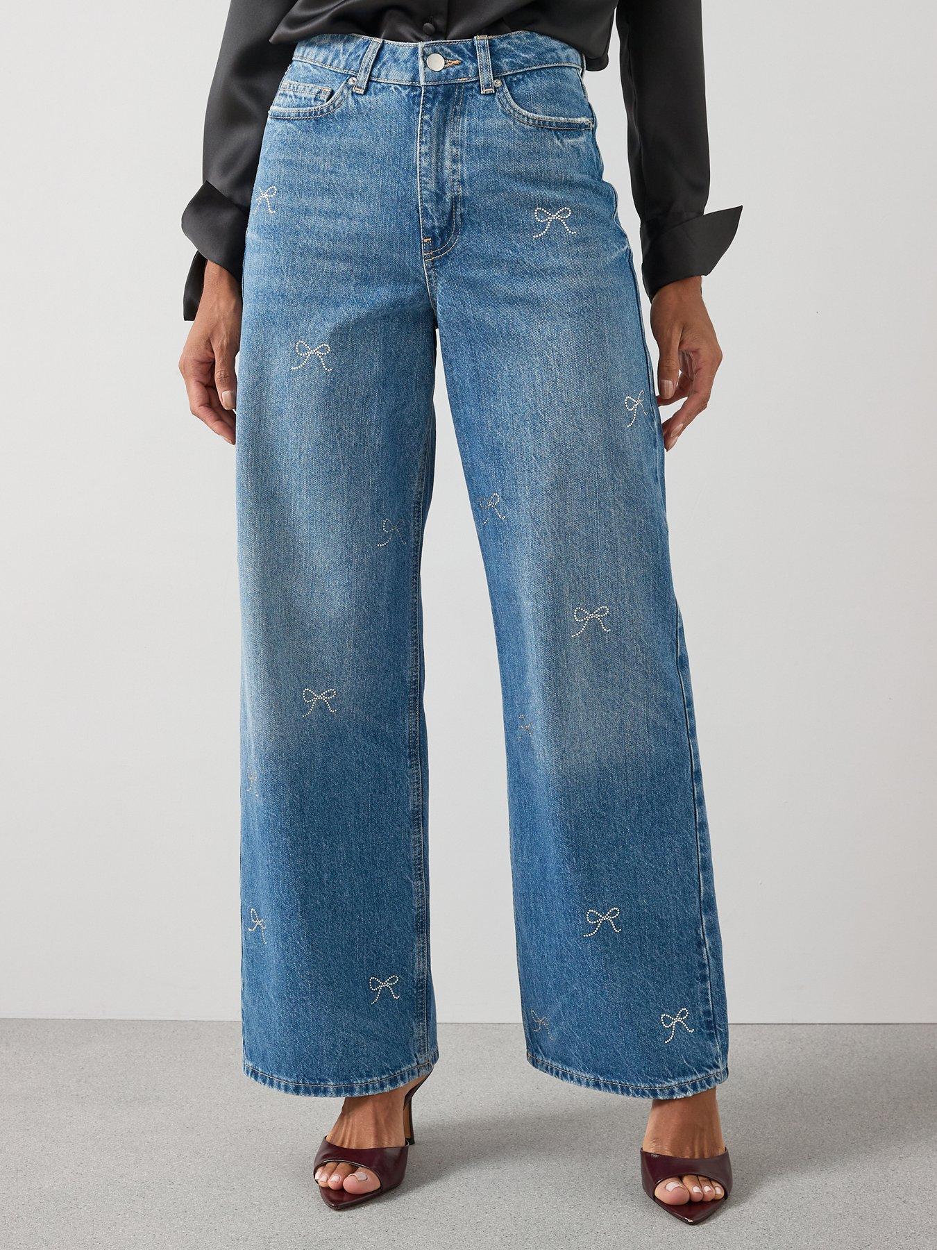 the-very-collection-diamante-bow-wide-leg-jeans-mid-wash