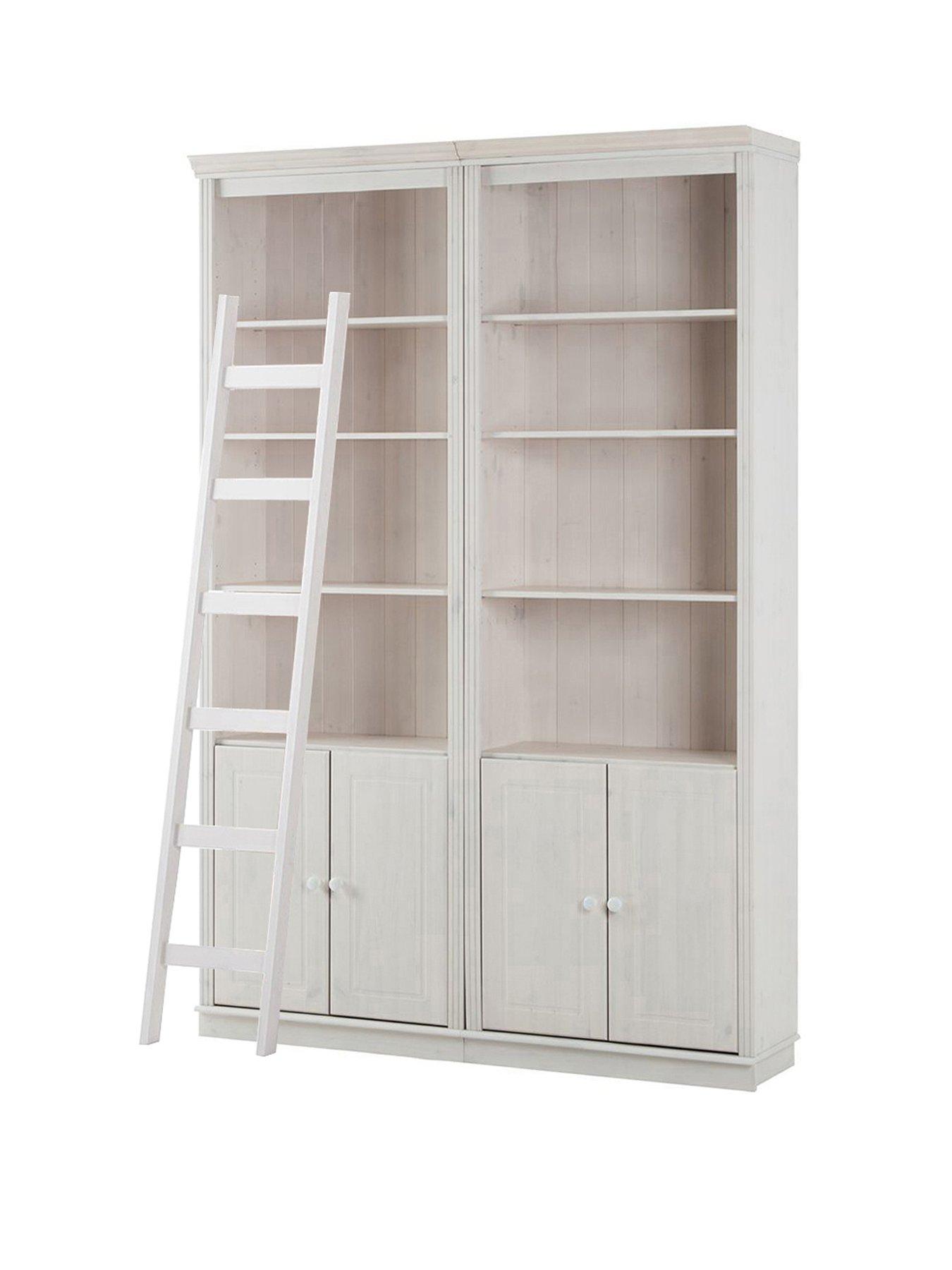 dorel-home-anita-double-display-wall-unit-with-ladderback