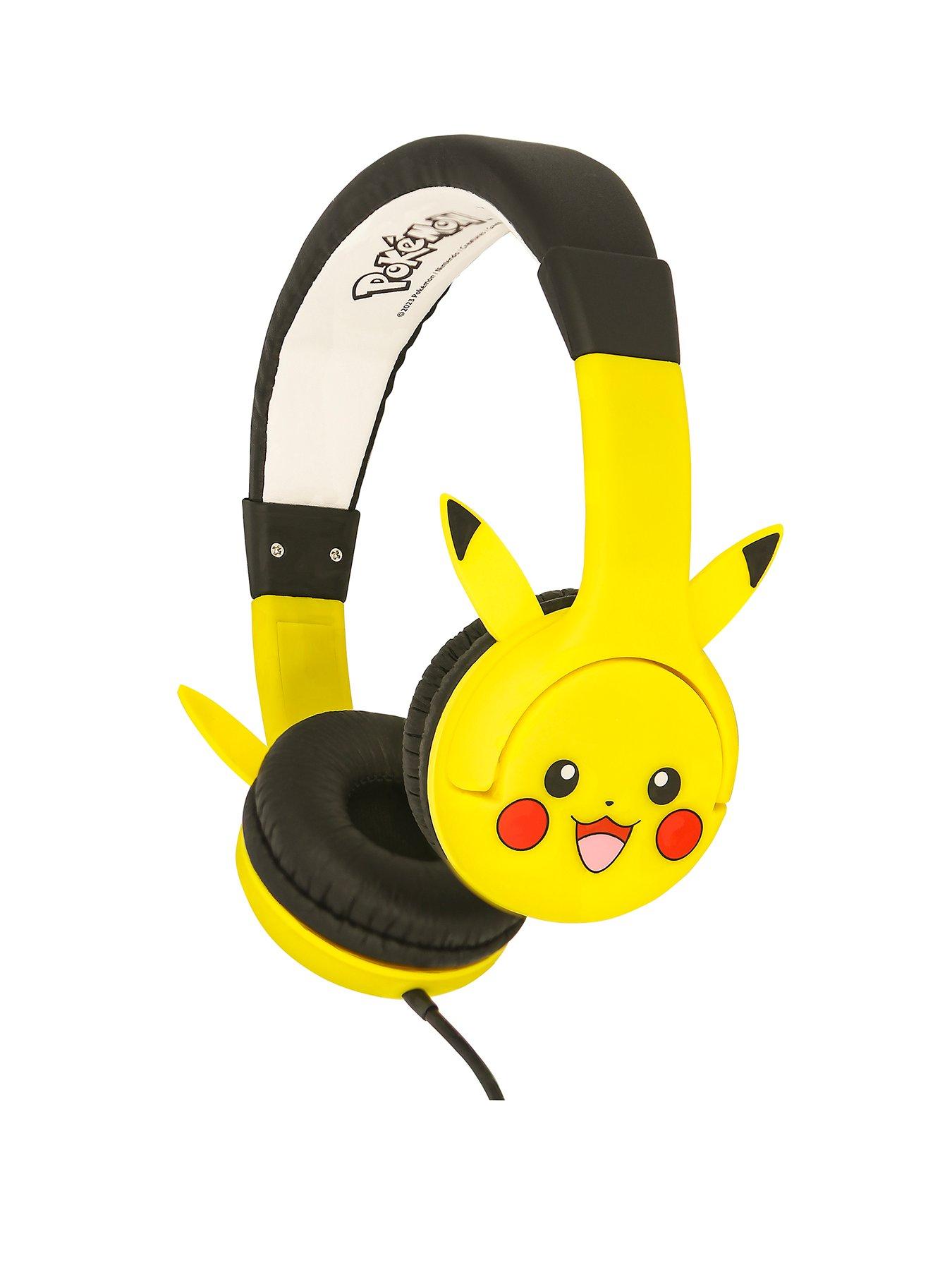 Pokemon Pokemon Pikachu Childrens Headphones with Moulded Ears