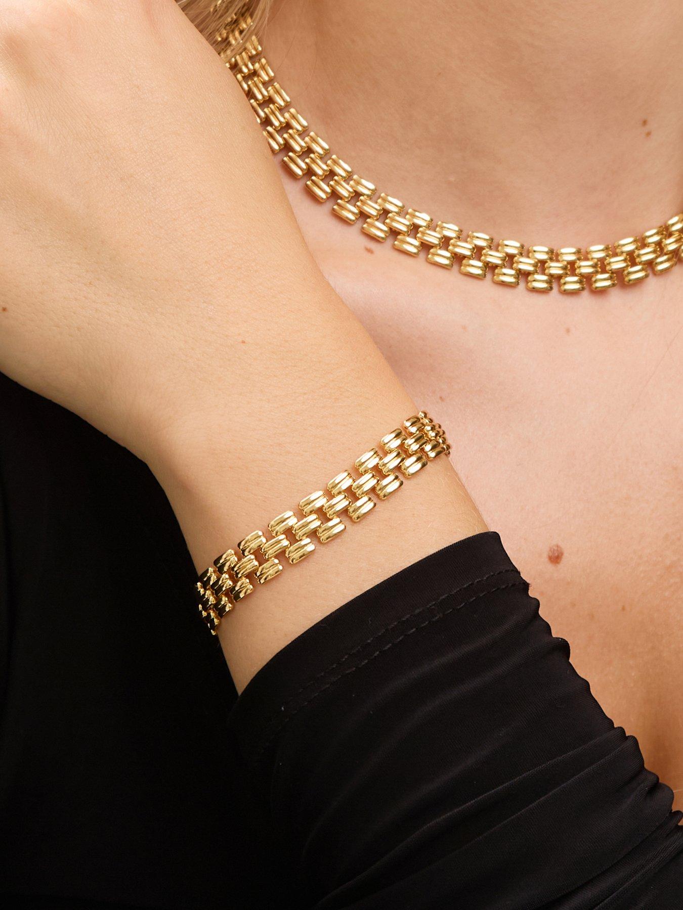 jon-richard-18k-gold-plated-gate-chain-braceletstillFront