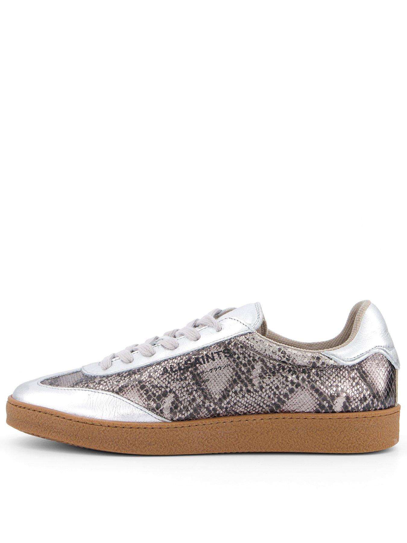 AllSaints Thelma Met Sneaker - Silver