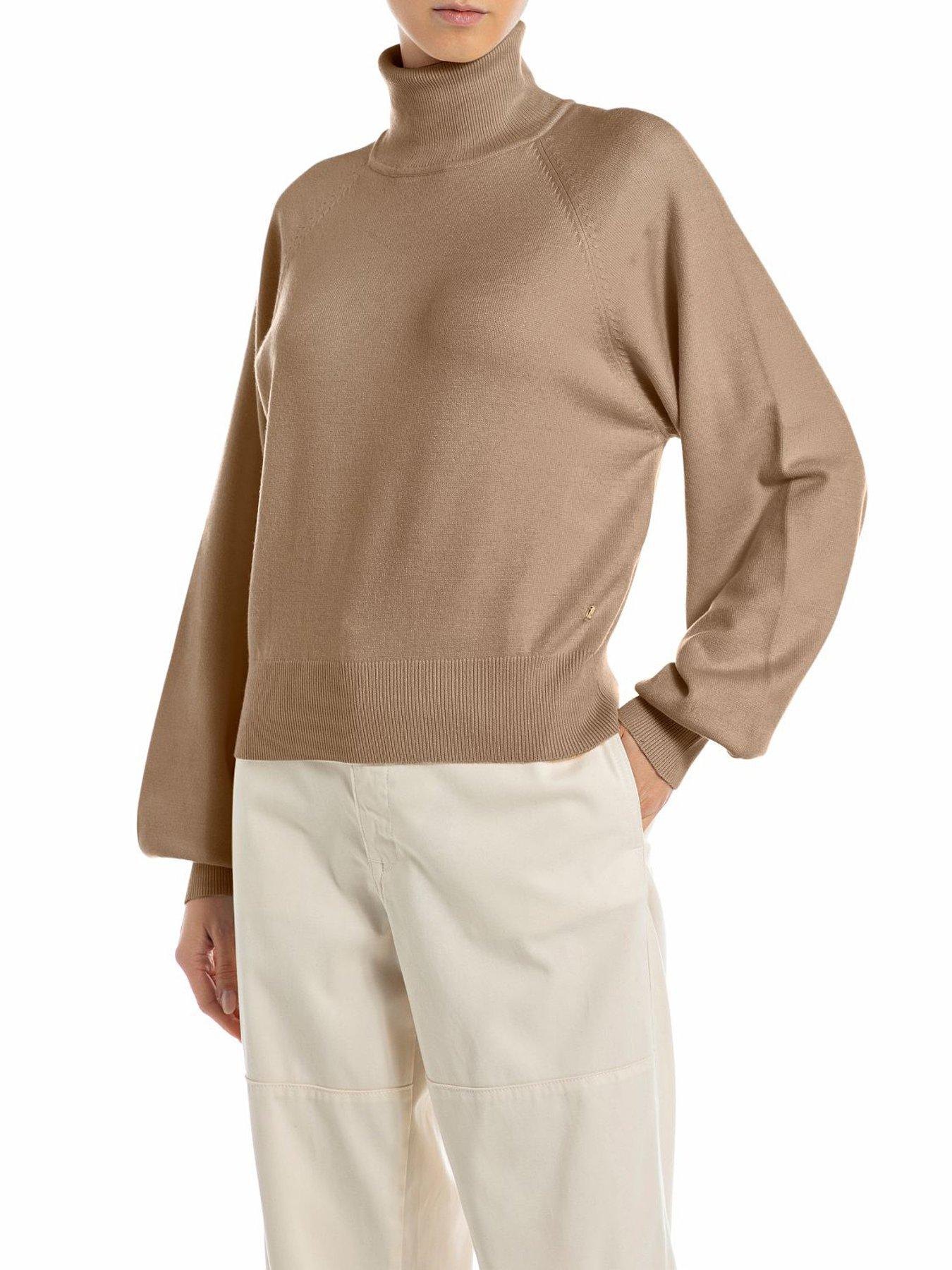 replay-knitted-high-neck-jumper-brown