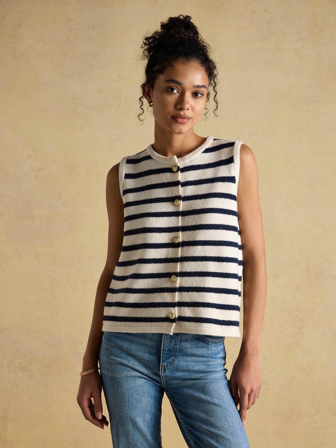 joules-button-through-knitted-vest-creamnavy