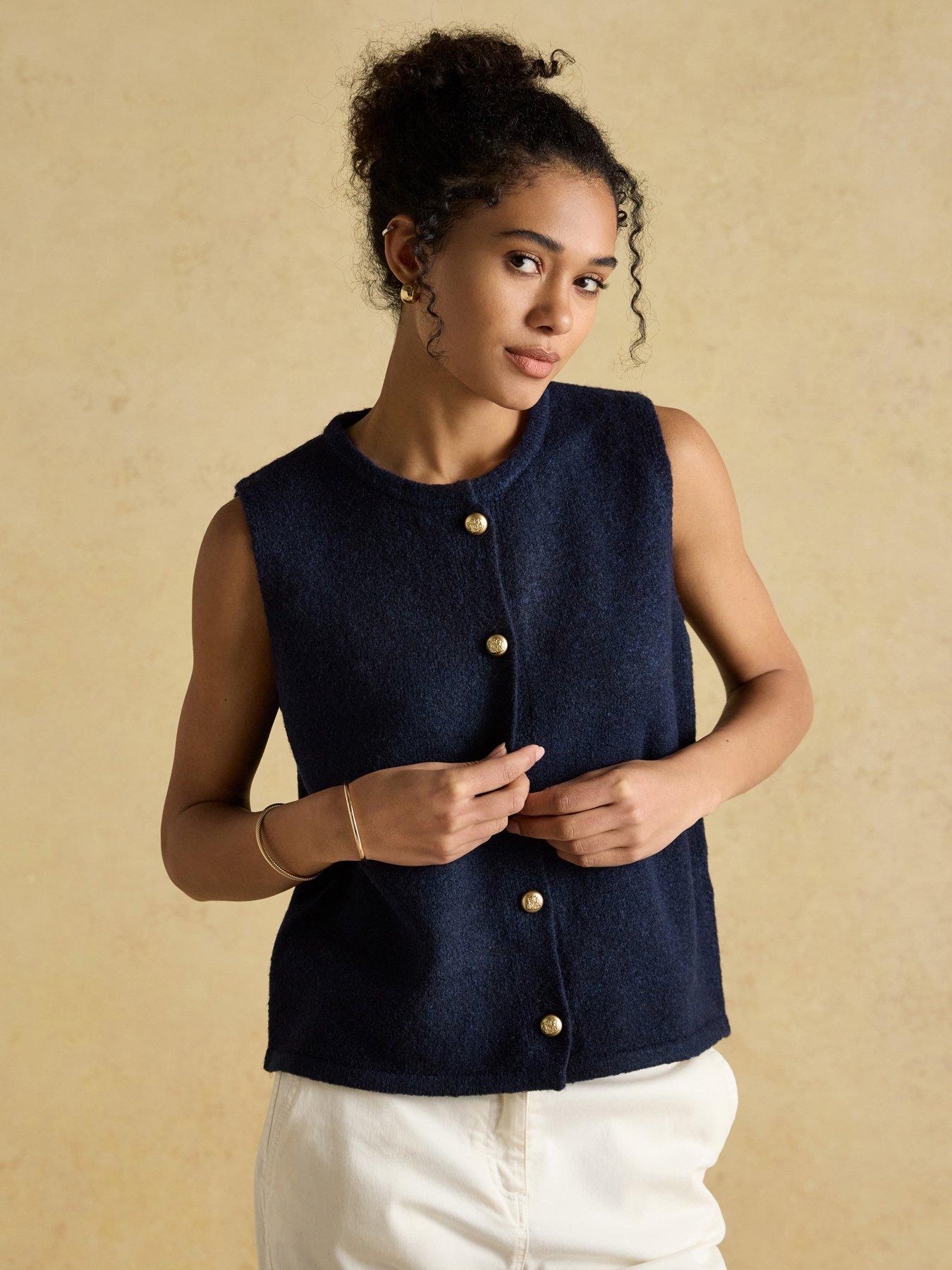 joules-button-through-knitted-vest-navy