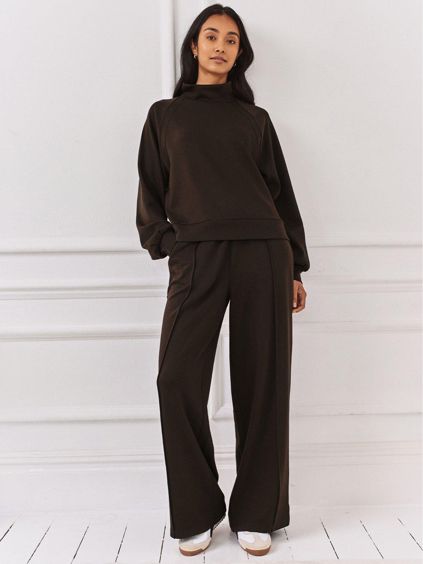 Image 1 of 5 of CHELSEA PEERS Scuba Joggers - Brown