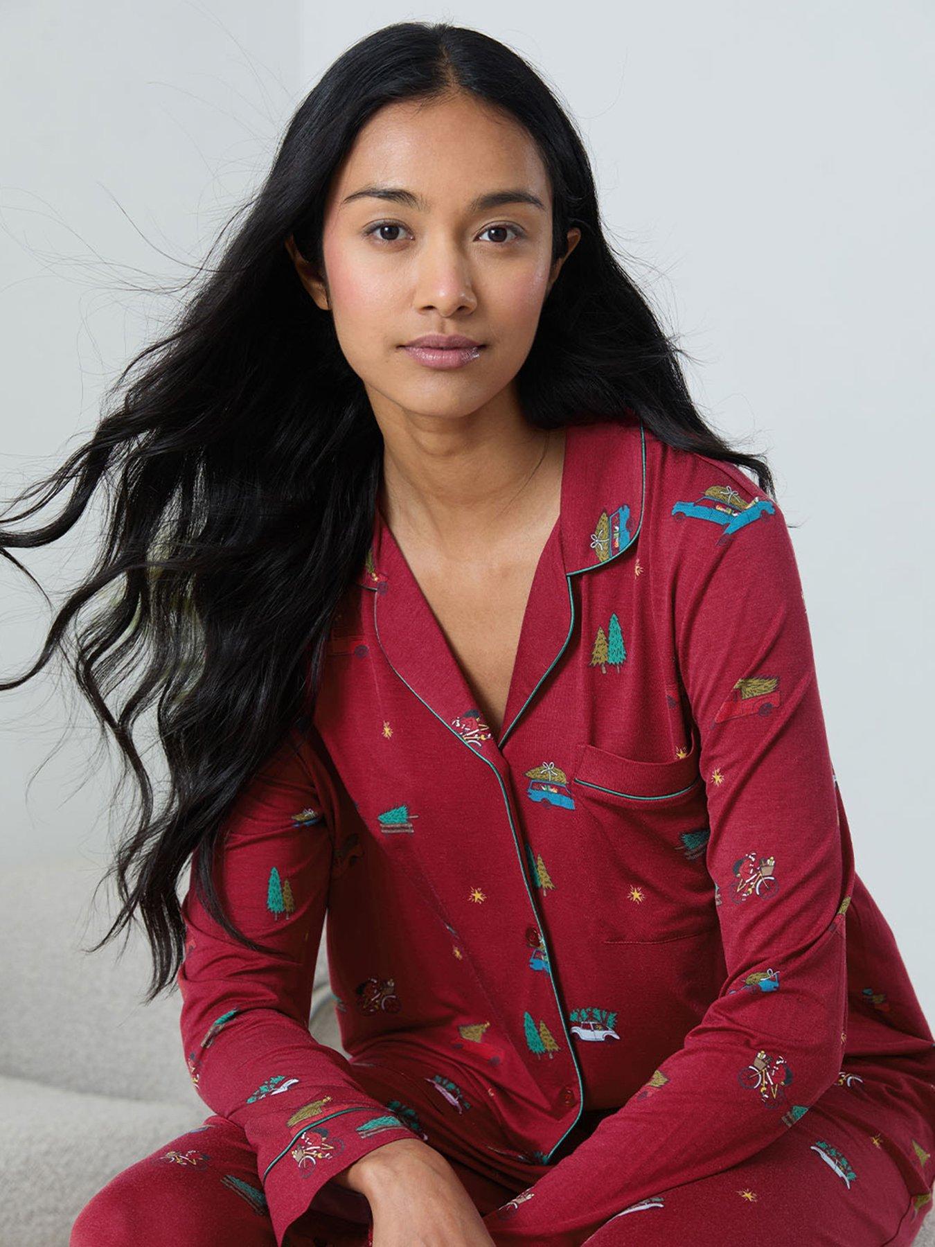 chelsea-peers-christmas-long-button-up-setnbsp--reddetail