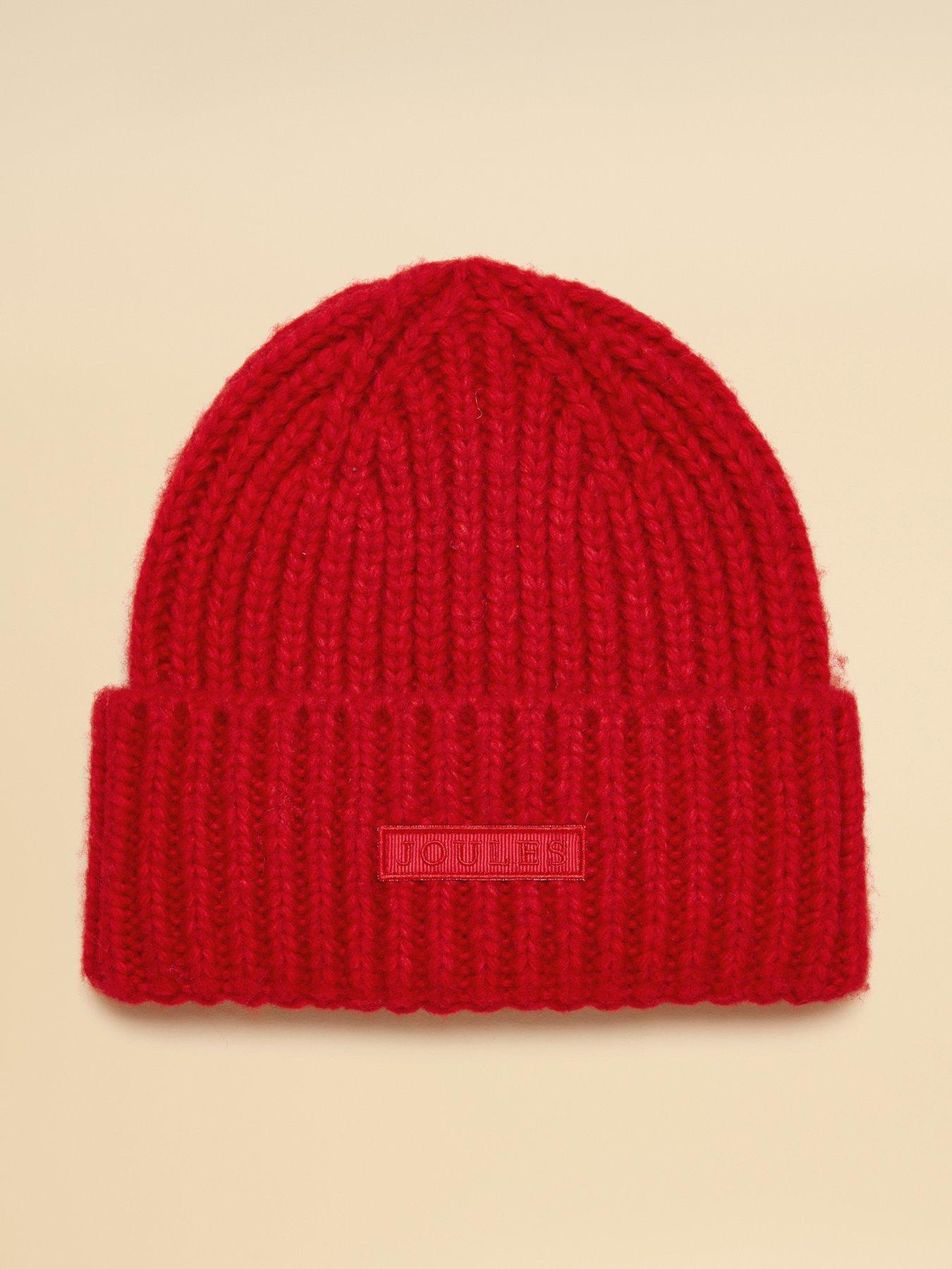 joules-beanie-hat-red