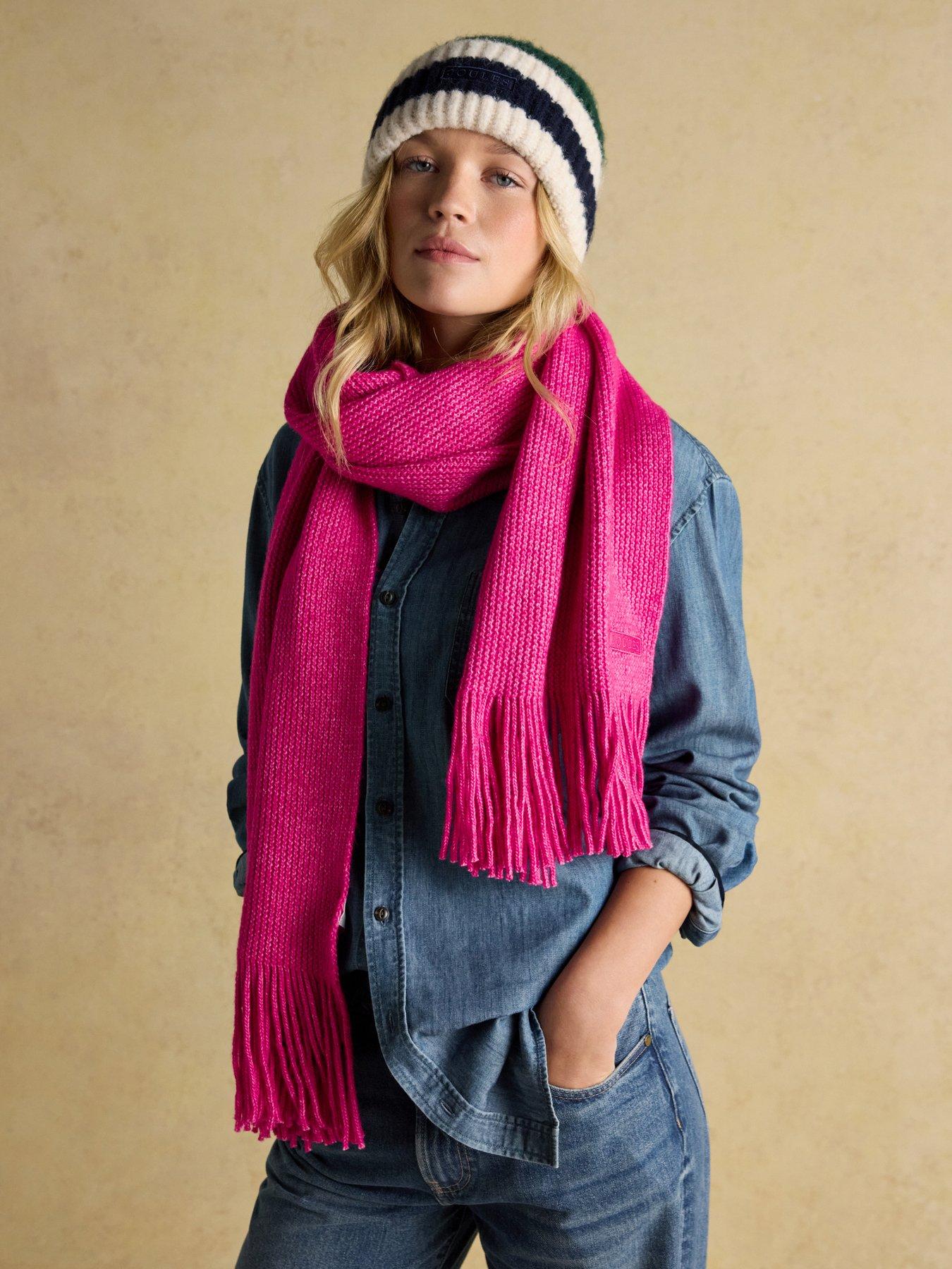 joules-knitted-scarf-pinkstillFront