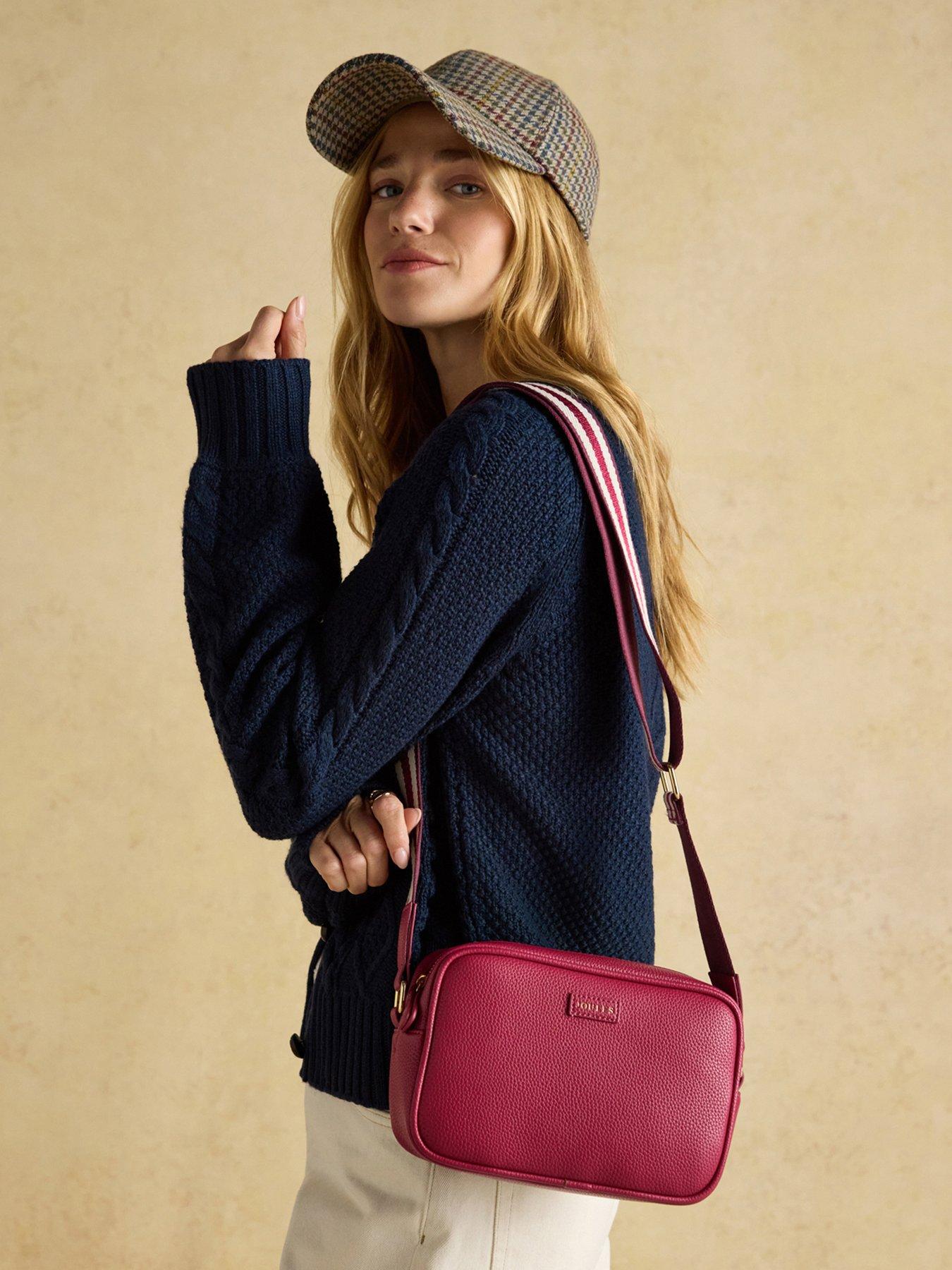 Image 2 of 5 of Joules Cross Body Bag - Berry Red