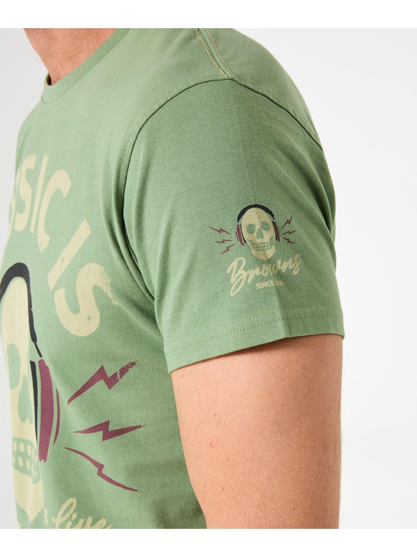 joe-browns-skull-music-t-shirt-greenback