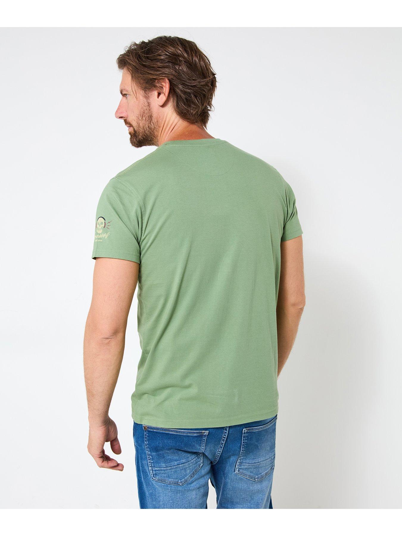 joe-browns-skull-music-t-shirt-greenoutfit