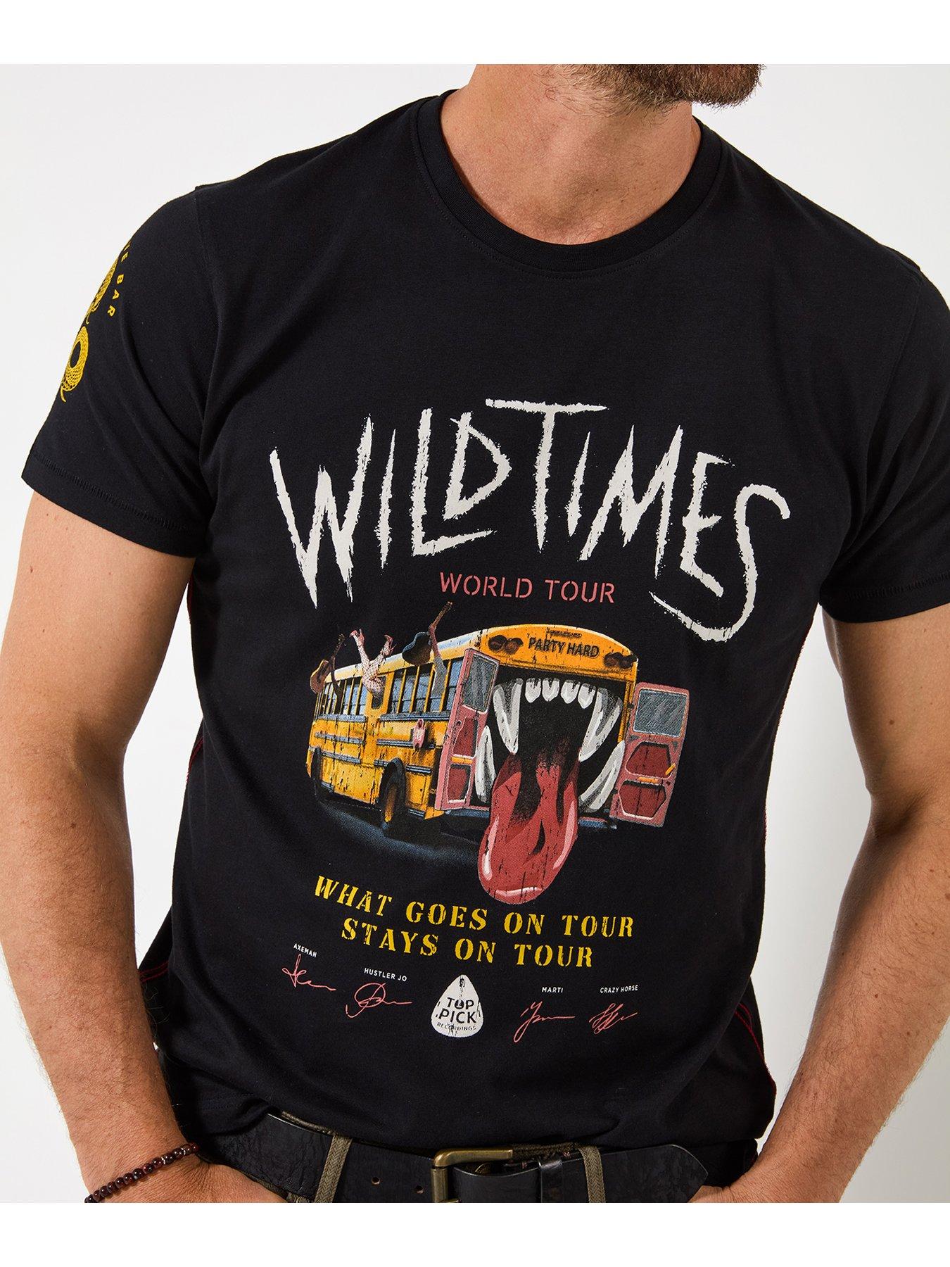 joe-browns-joe-browns-tour-bus-retro-t-shirt-blackstillFront