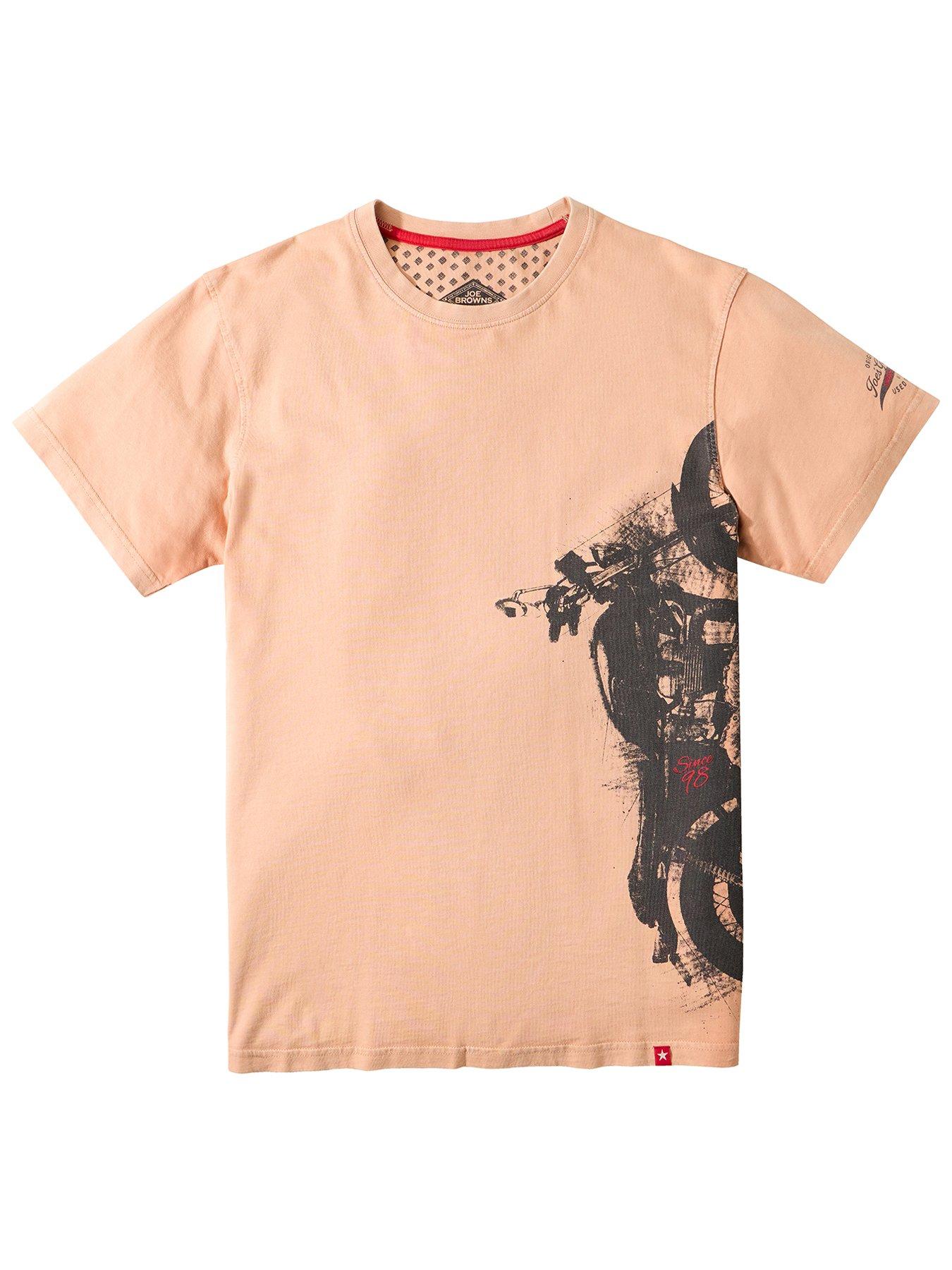 Image 5 of 5 of Joe Browns Joe Browns Bold Biker GraphicT-Shirt - Beige