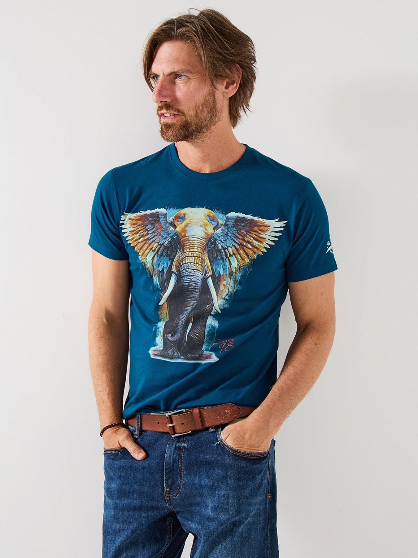 joe-browns-elephant-graphic-t-shirt-bluefront