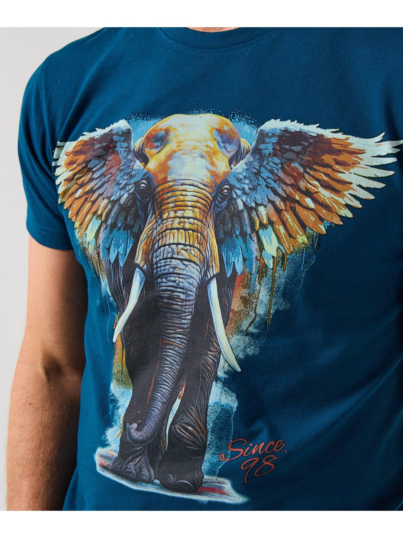 joe-browns-elephant-graphic-t-shirt-bluestillFront
