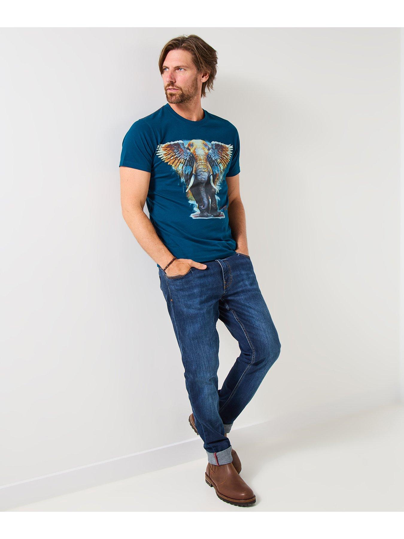 joe-browns-elephant-graphic-t-shirt-bluedetail