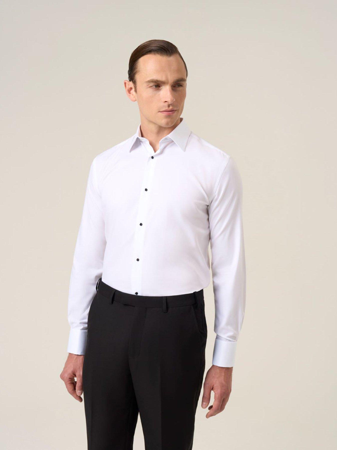 Skopes Tailored Fit Luxury Formal Shirt - White