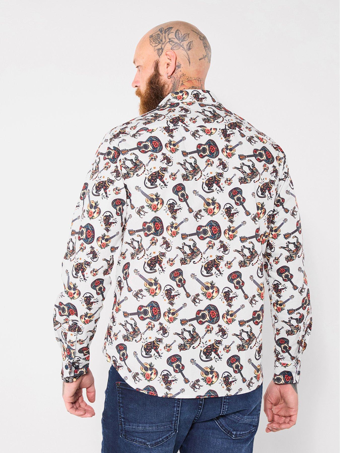 joe-browns-big-cat-and-guitar-long-sleeve-shirt-multistillFront