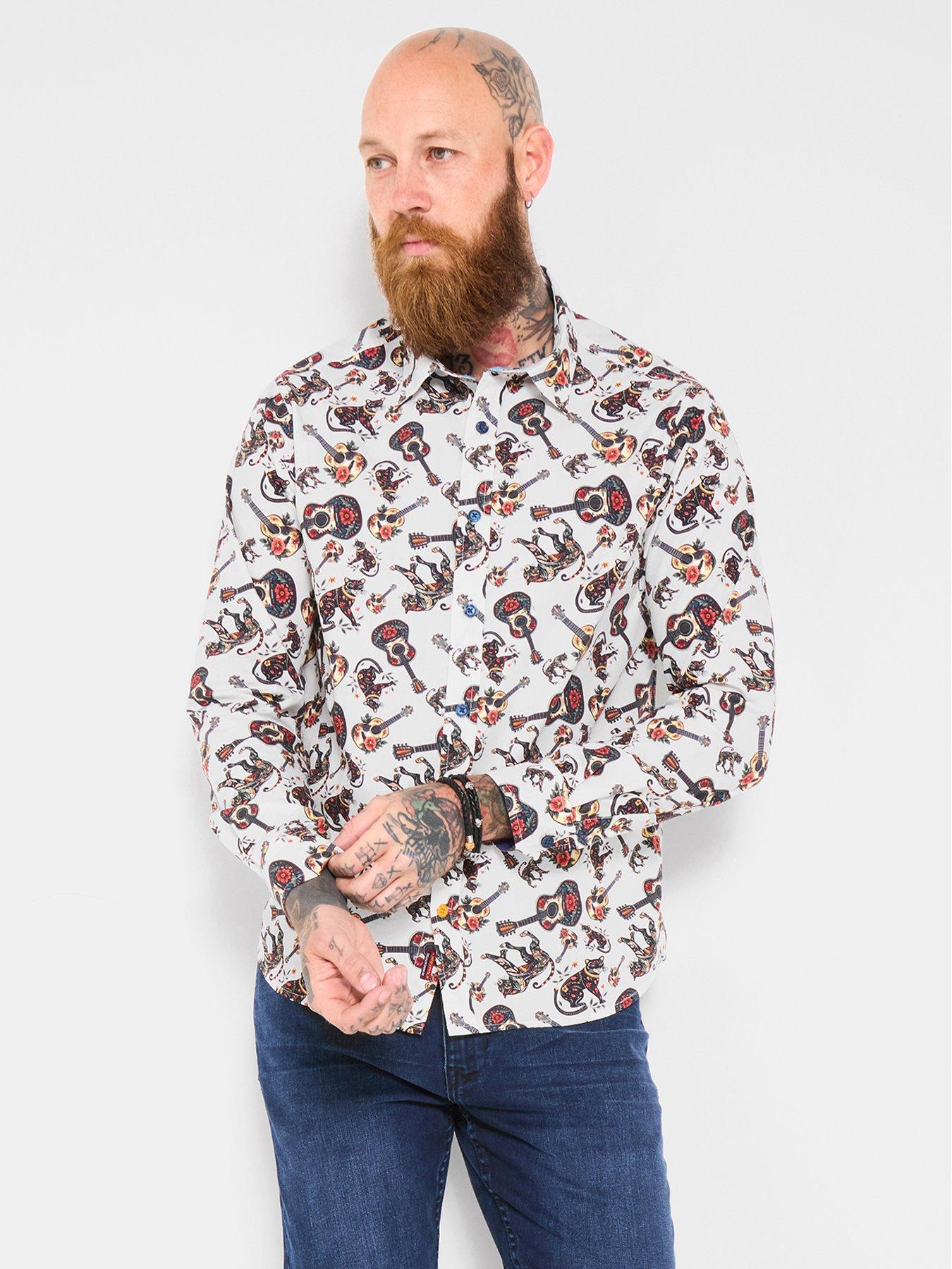 joe-browns-big-cat-and-guitar-long-sleeve-shirt-multiback
