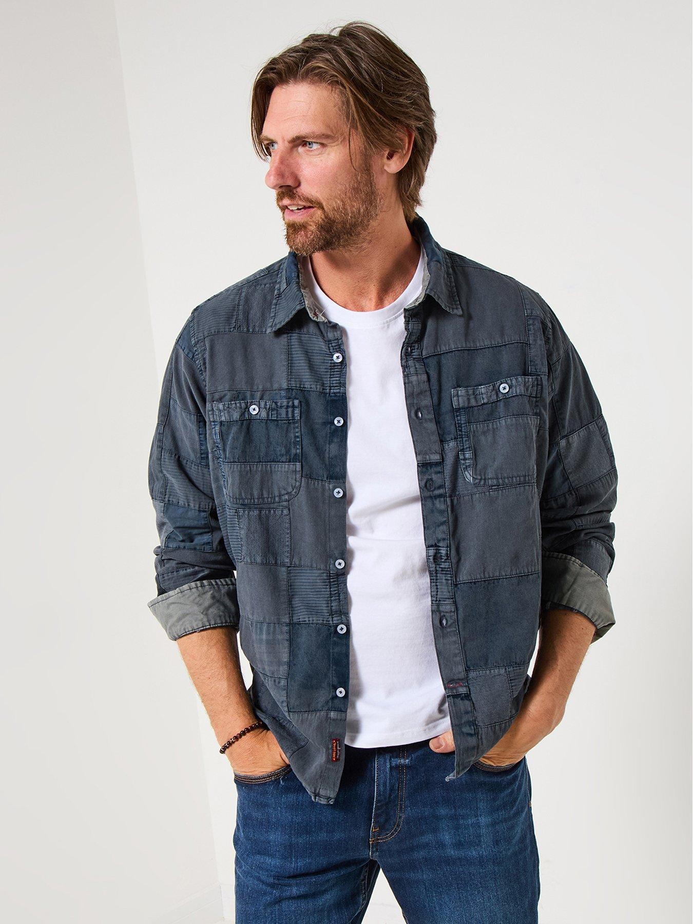 joe-browns-patch-long-sleeve-shirt-blackback