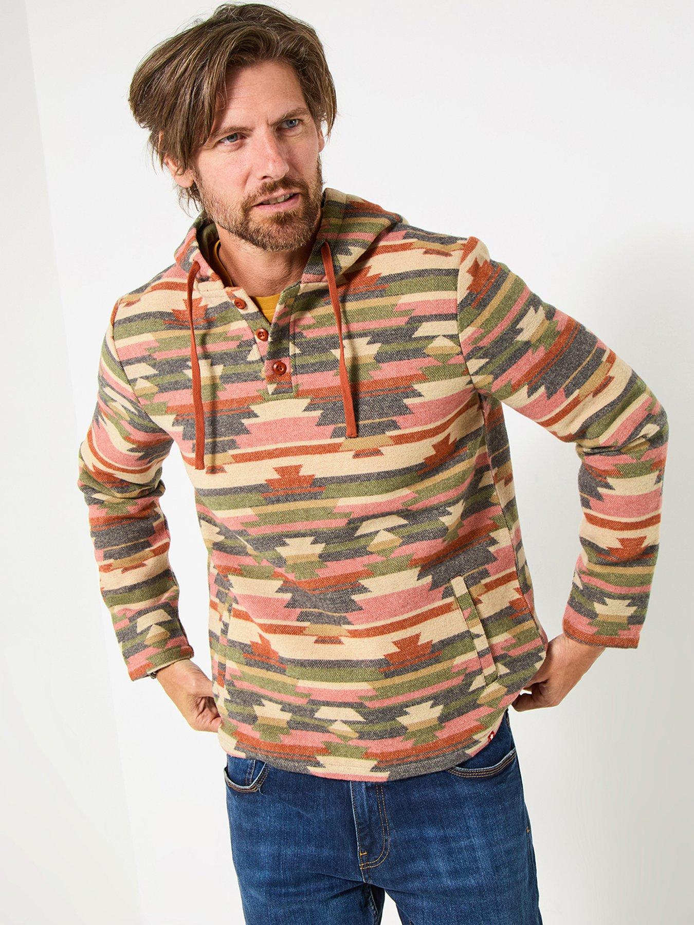 Joe Browns Woven Aztec Hoodie - Multi