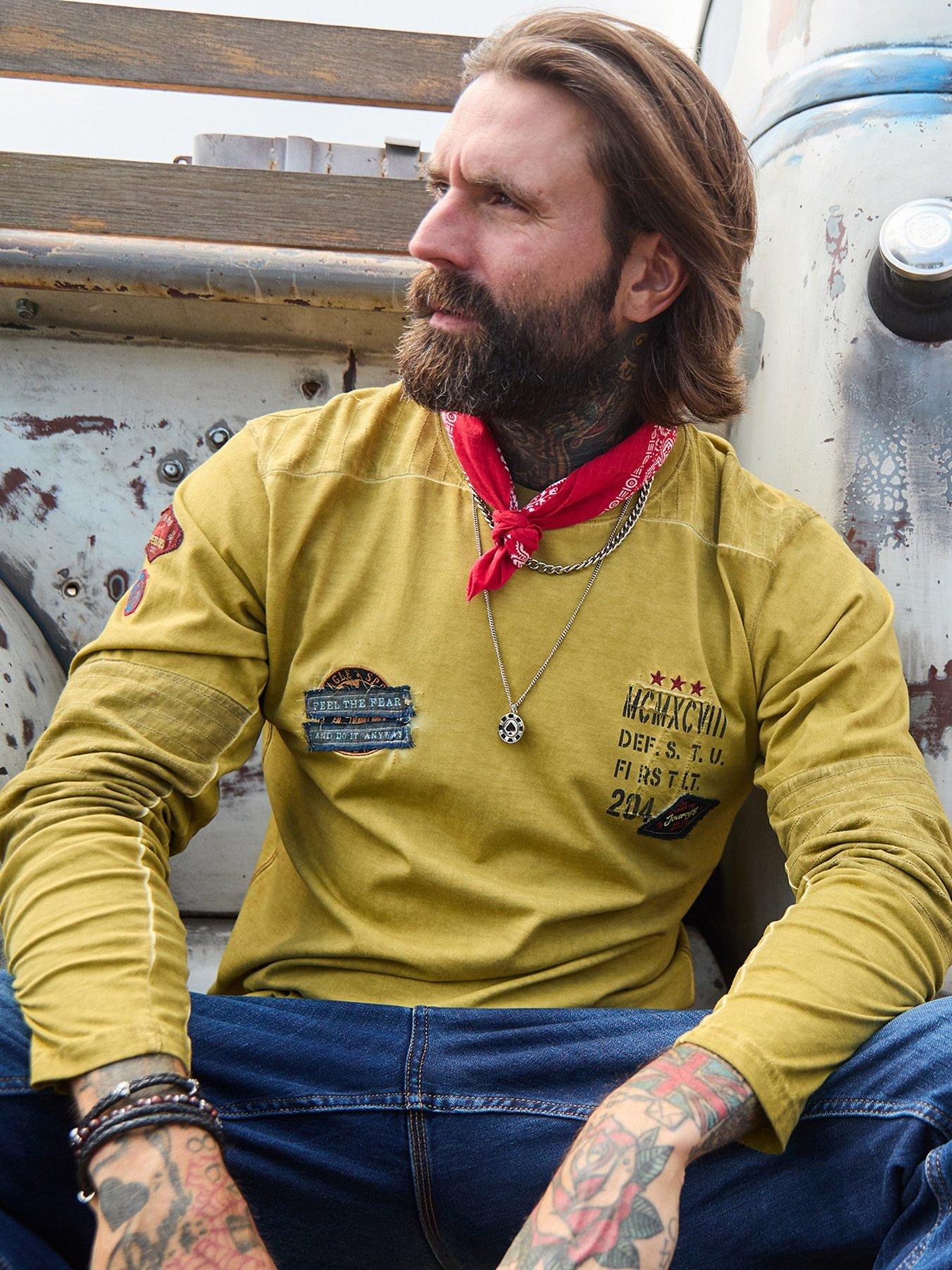 joe-browns-badge-detail-crew-neck-long-sleeve-t-shirt-dark-yellowdetail