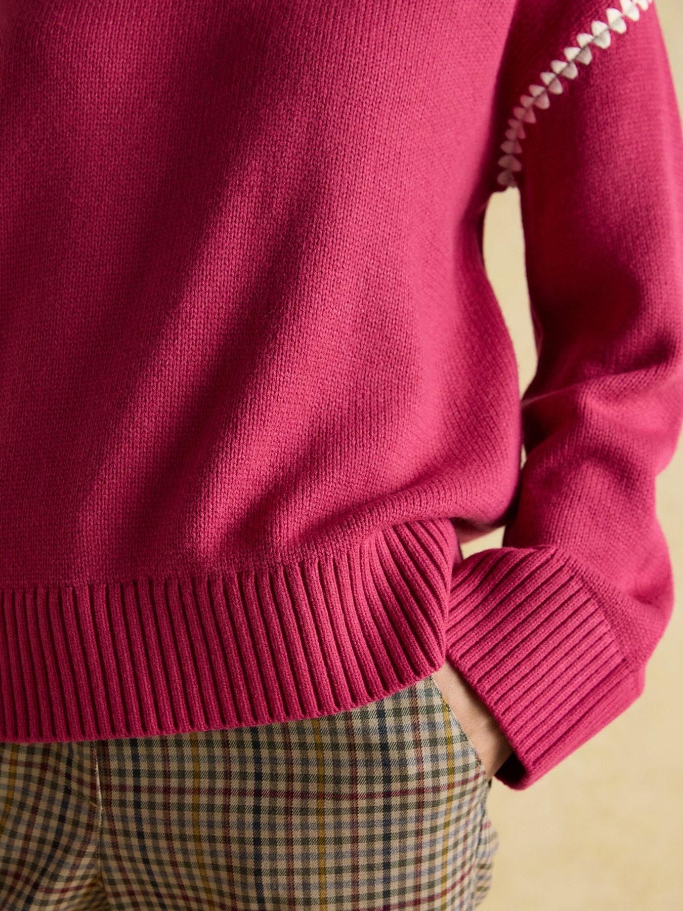 joules-blanket-stitch-jumper-pinkdetail