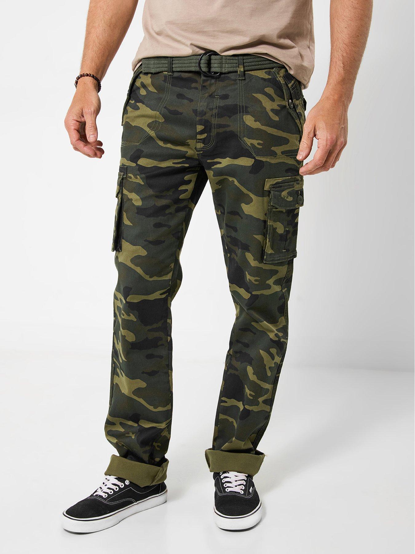 Joe Browns Camo Print Cargo Pants