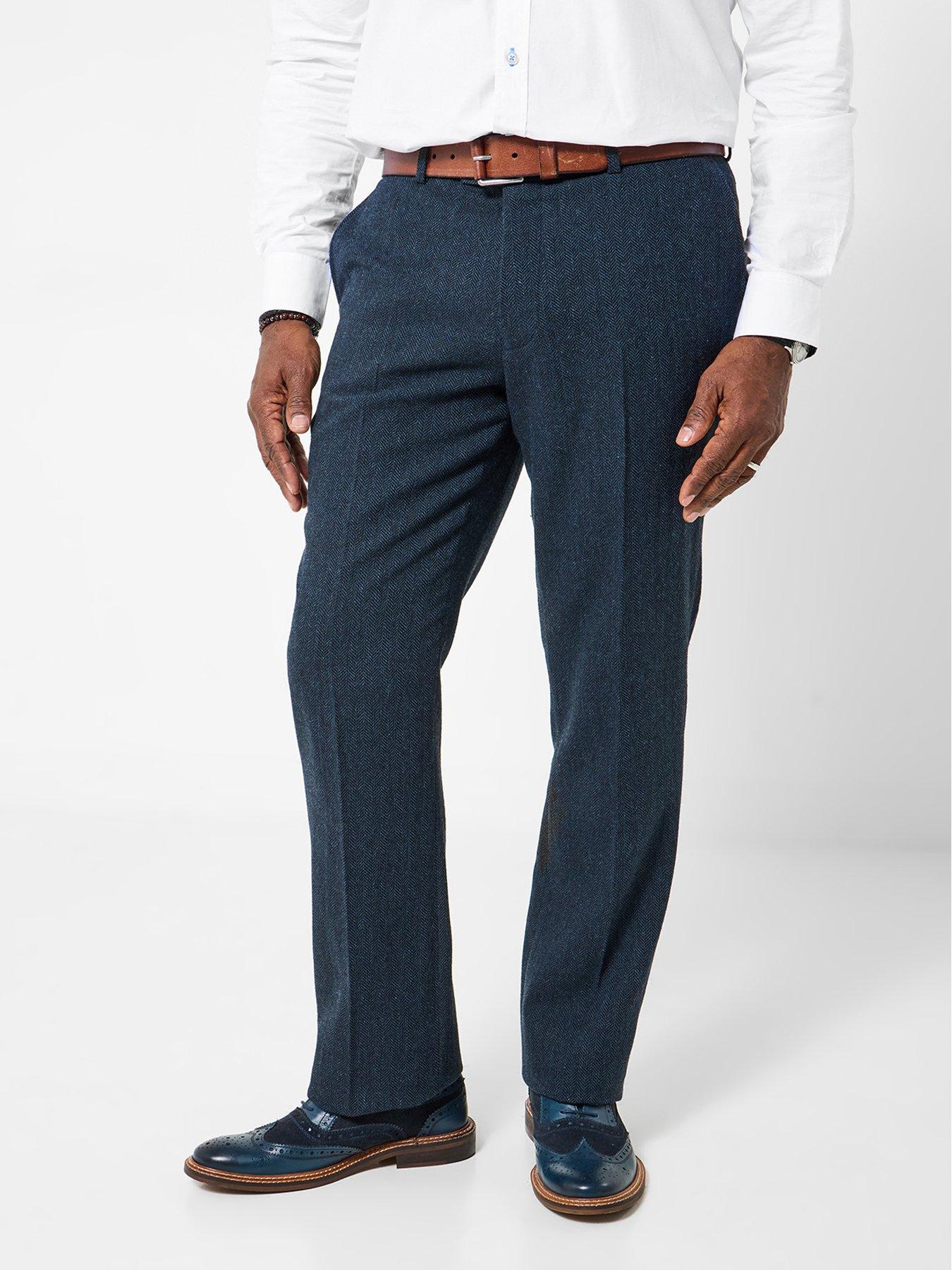Joe Browns Joe Browns Navy Herringbone Trousers
