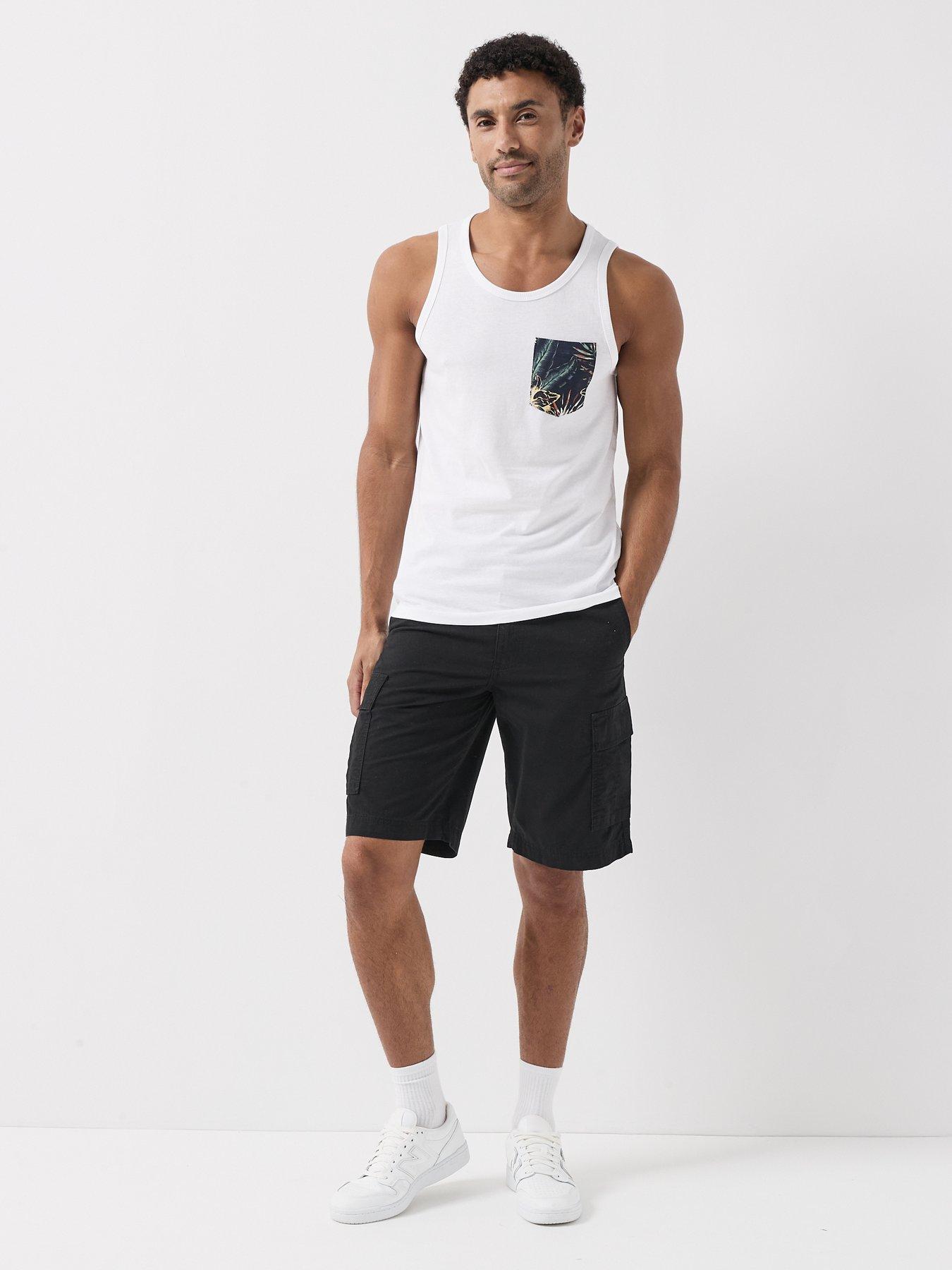 Image 5 of 6 of Jack & Jones Honolulu Pocket Aop Vest - White
