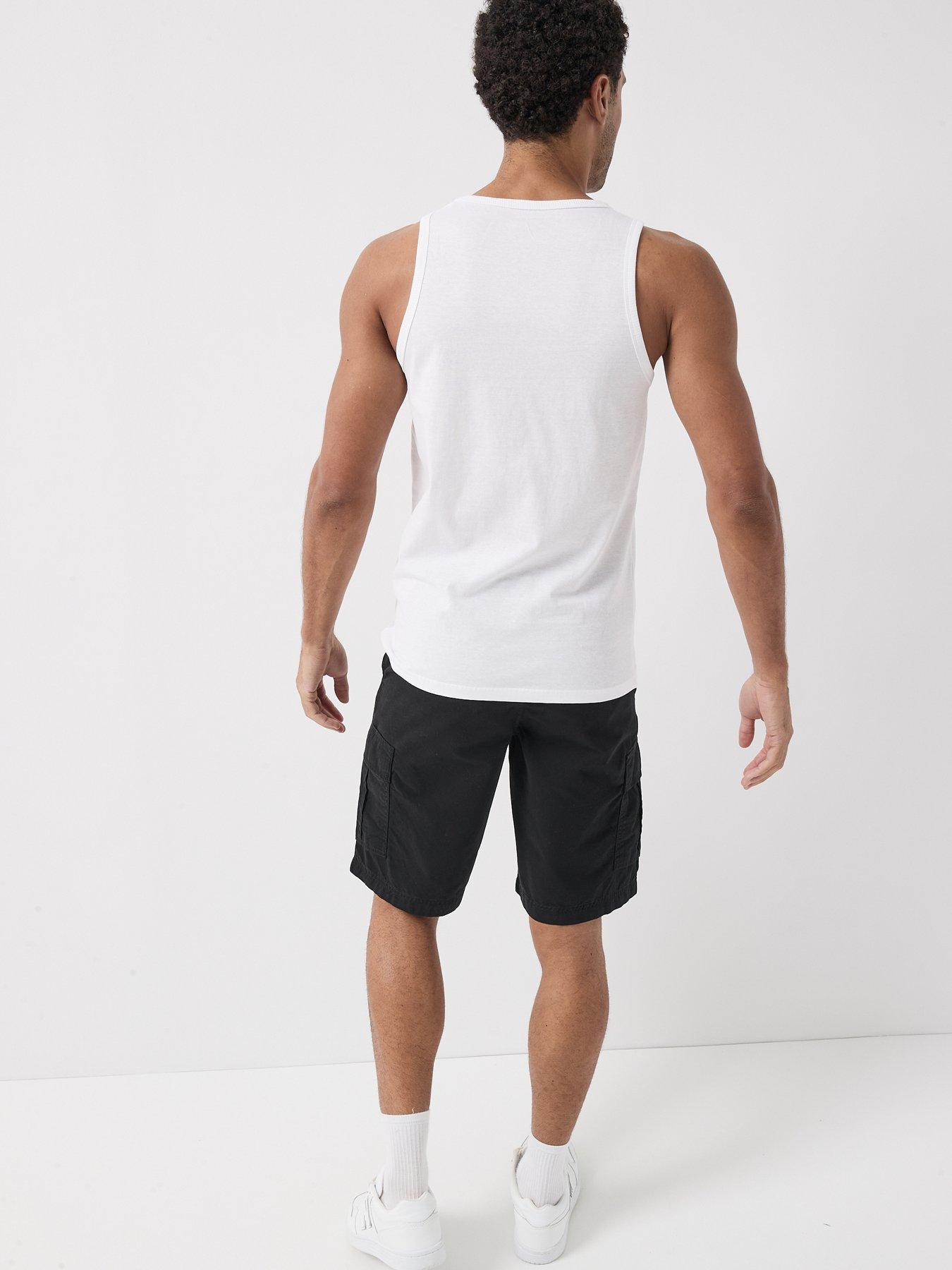 Image 6 of 6 of Jack & Jones Honolulu Pocket Aop Vest - White