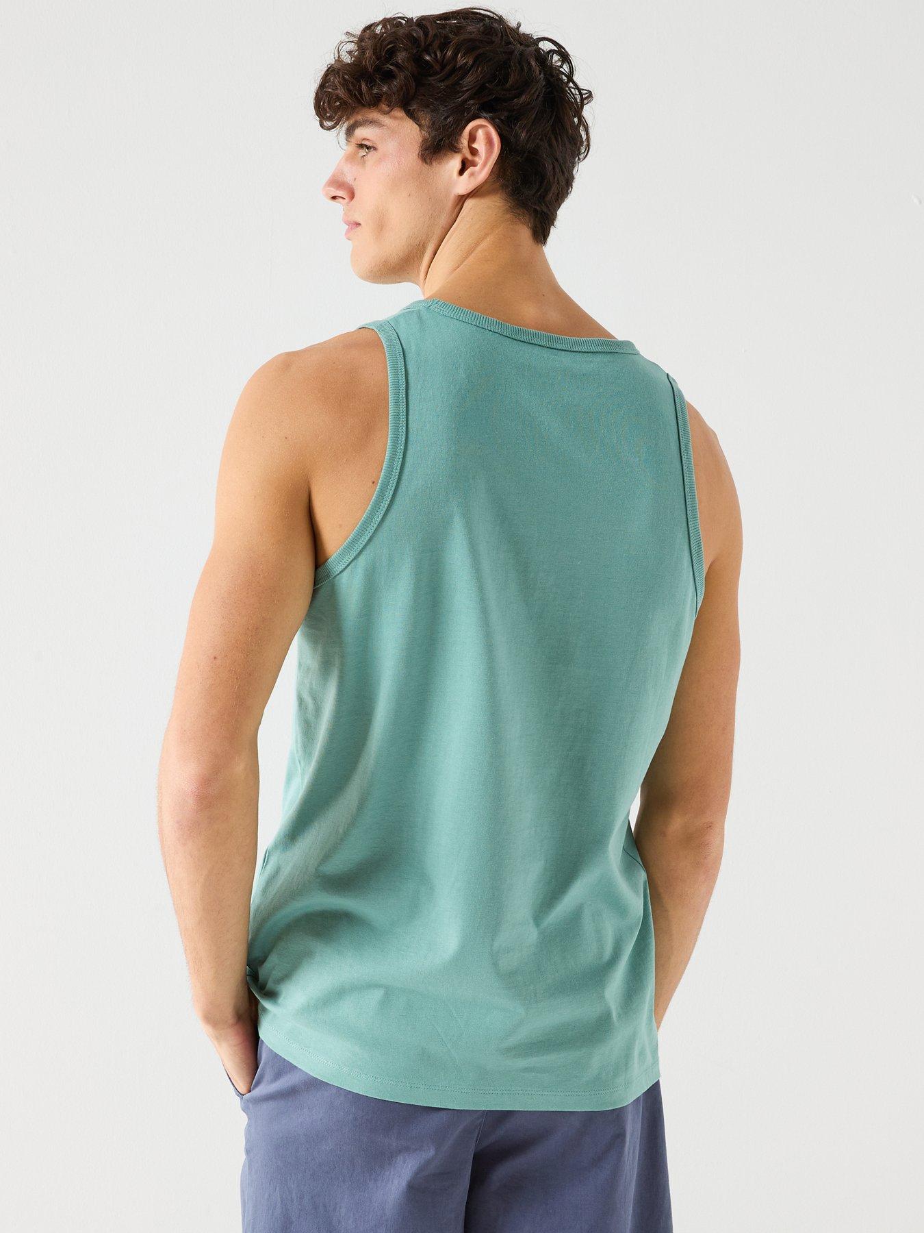Image 2 of 6 of Jack & Jones Honolulu Pocket Aop Vest - Aqua