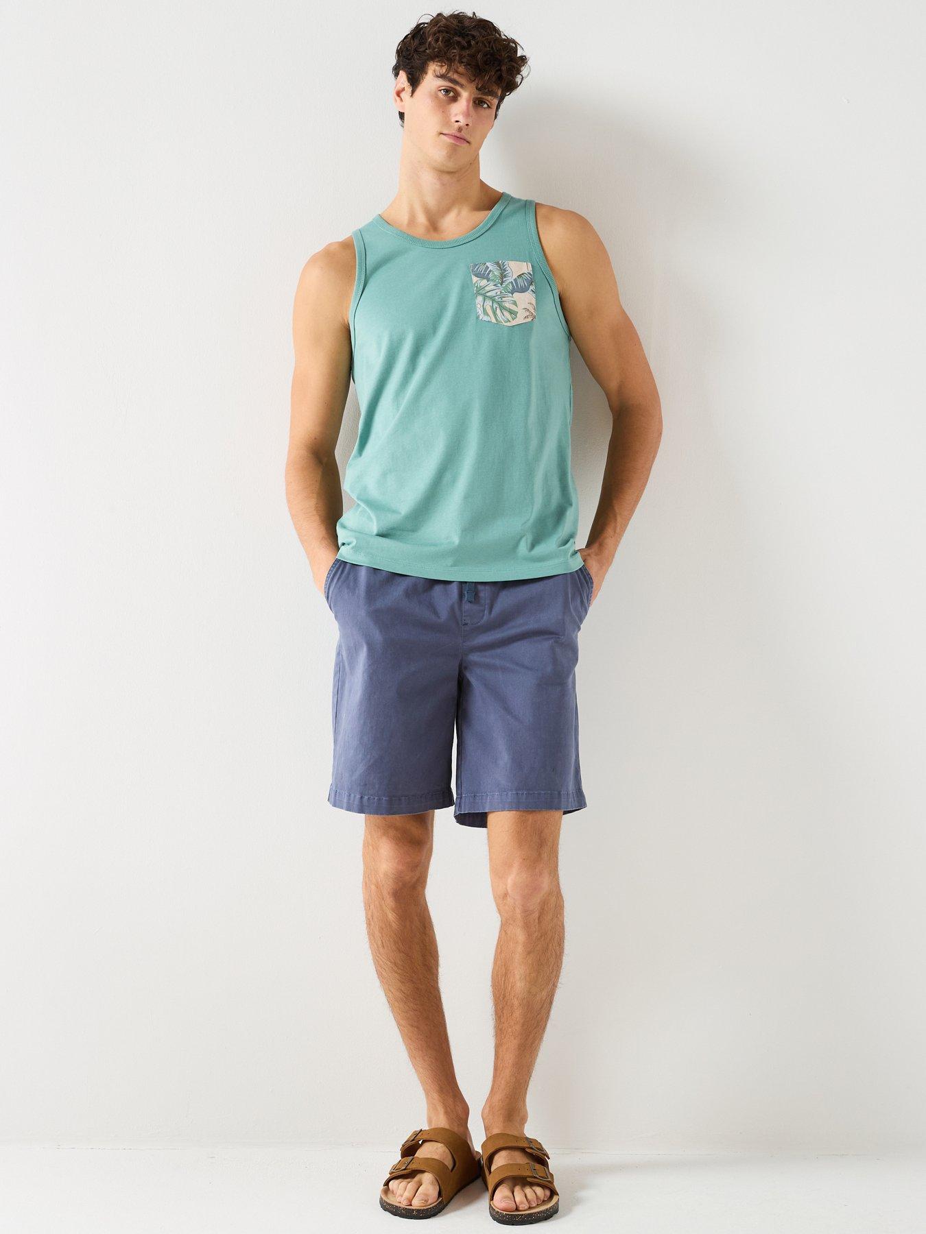Image 3 of 6 of Jack & Jones Honolulu Pocket Aop Vest - Aqua