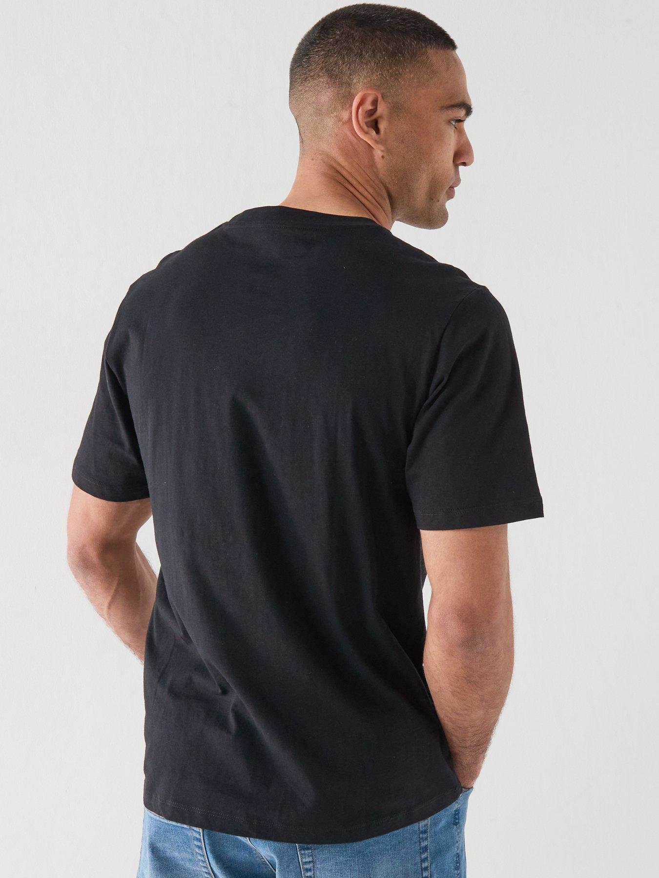 Image 2 of 6 of Jack & Jones Honolulu Graphic T-Shirt - Black