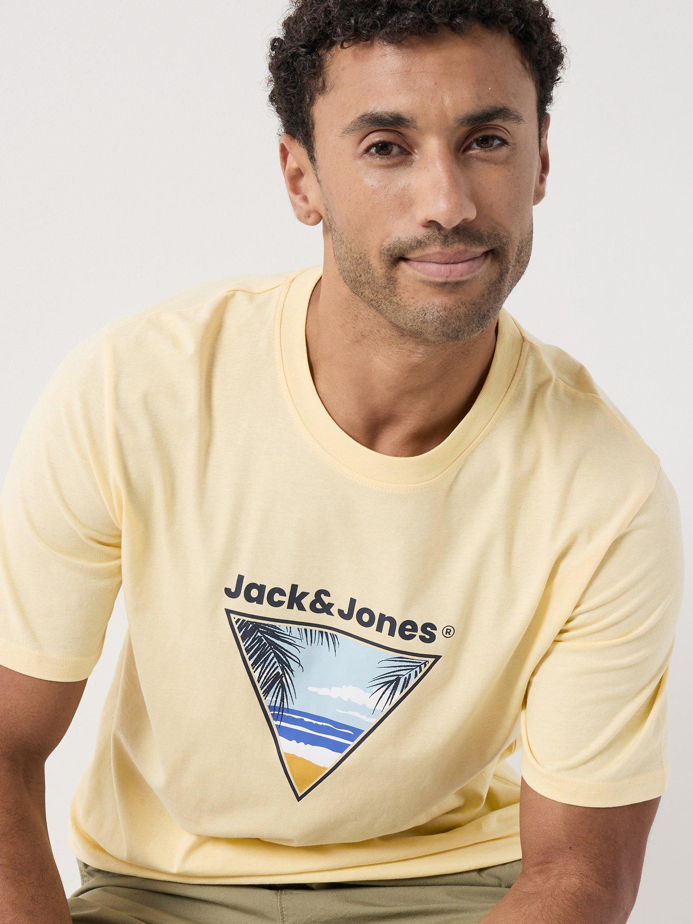 Image 4 of 5 of Jack & Jones Perry T-Shirt - Yellow